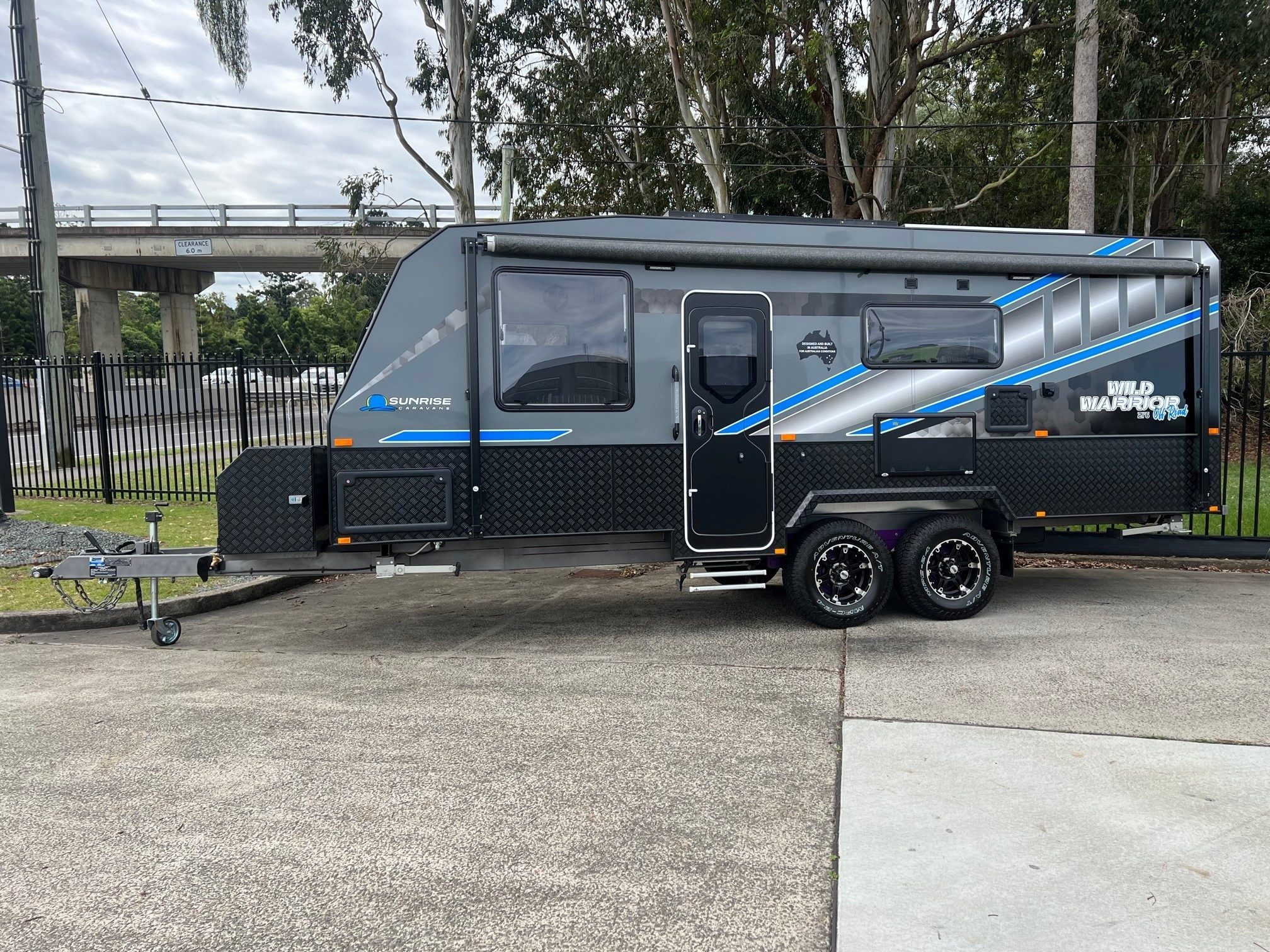 2025 21ft6 Sunrise Wild Warrior Off-Road Aluminum Framed Caravan