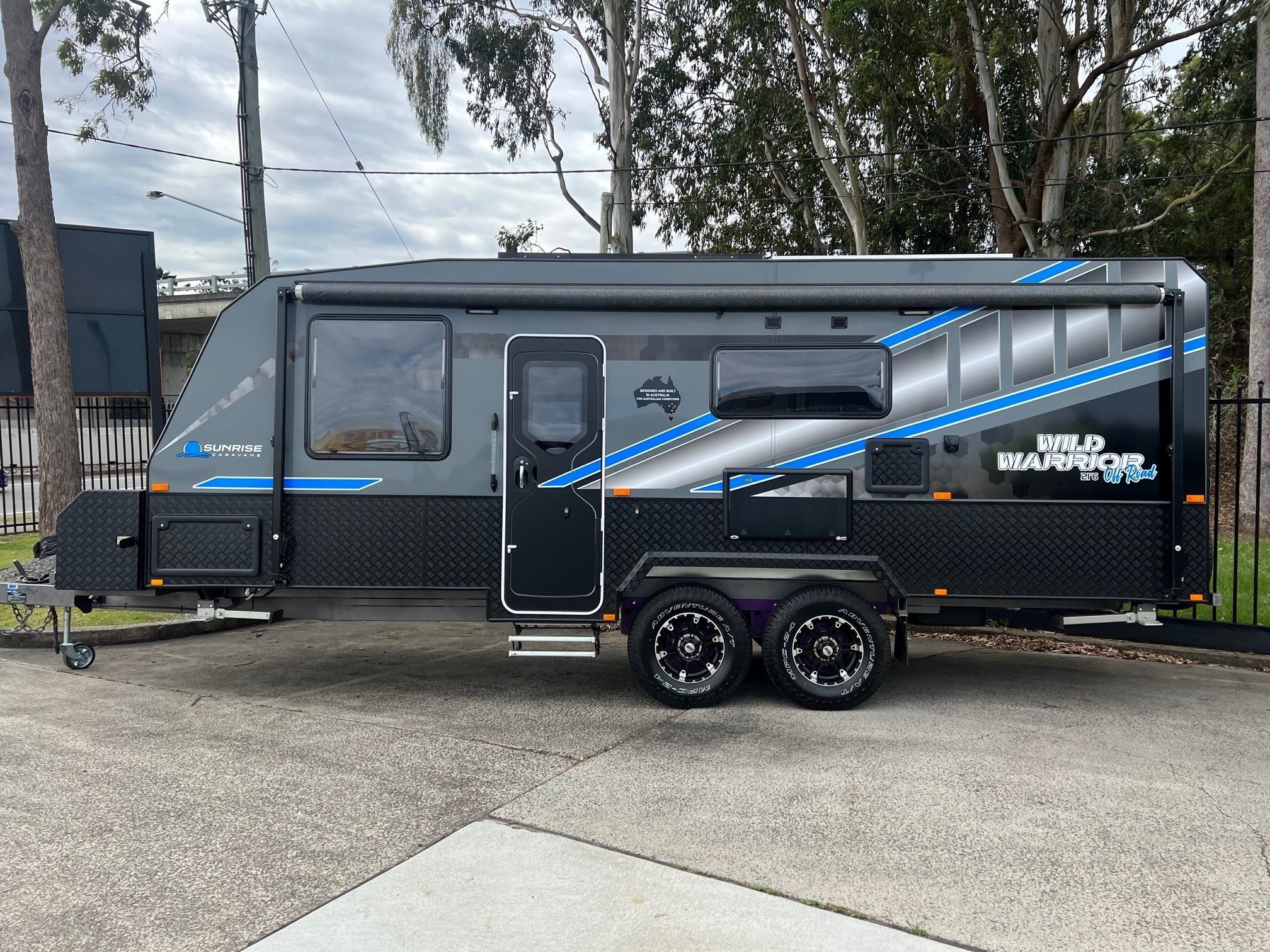 2025 21ft6 Sunrise Wild Warrior Off-Road Aluminum Framed Caravan