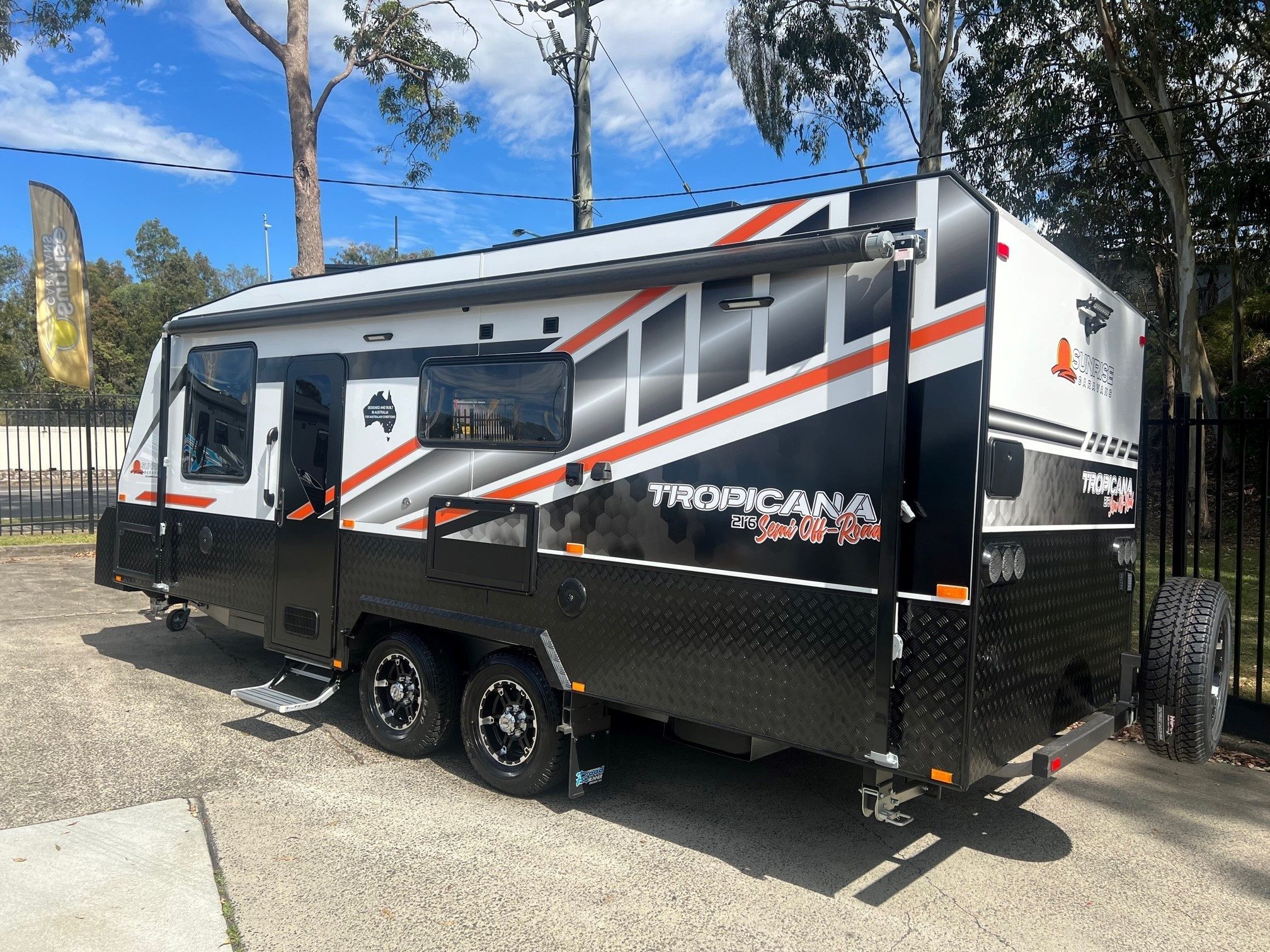 2022 21ft6 Sunrise Tropicana Built With Aluminum Frame And Honeycomb Floor