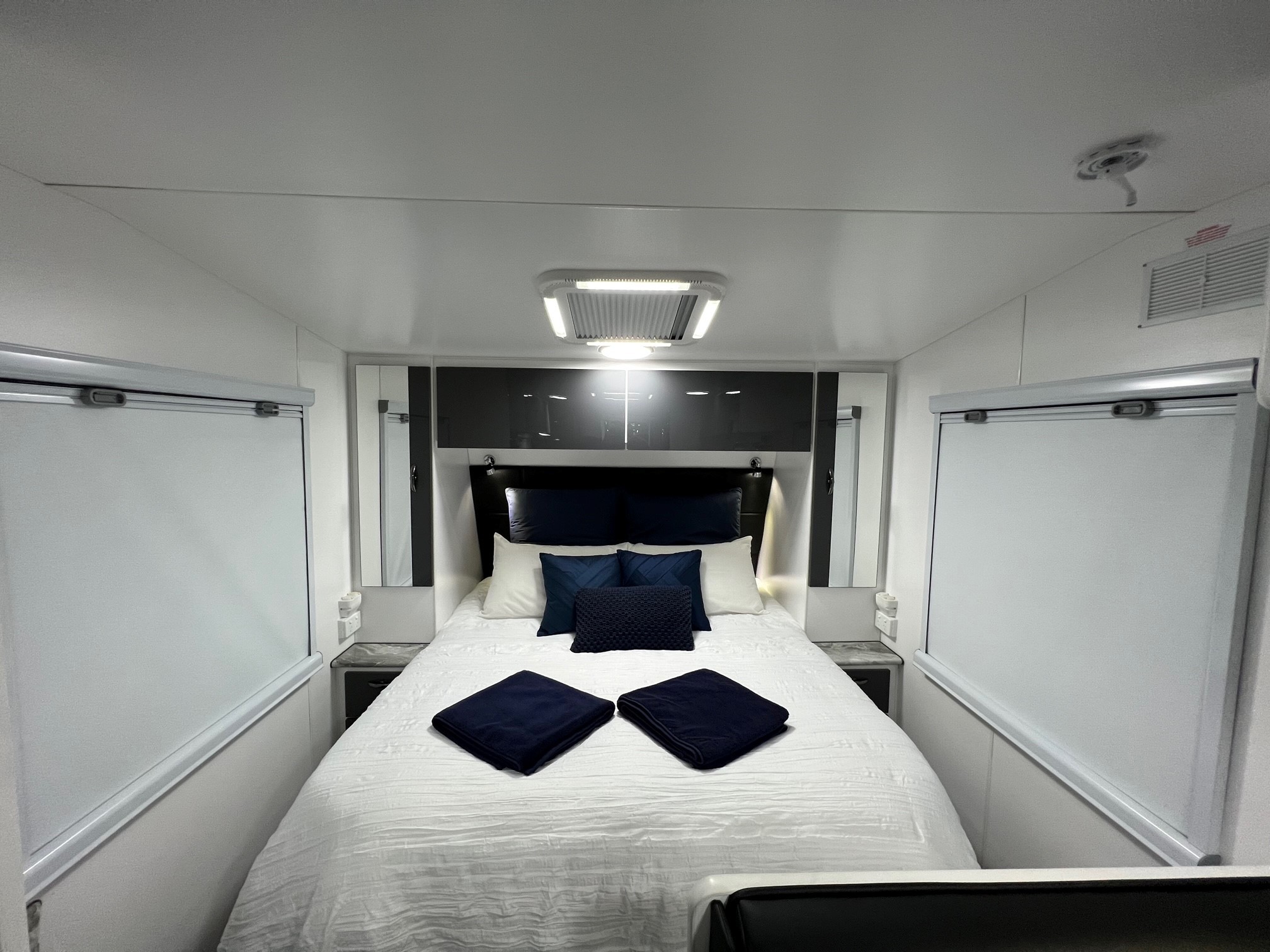 Blue Sky Splendour 21ft Angled kitchen