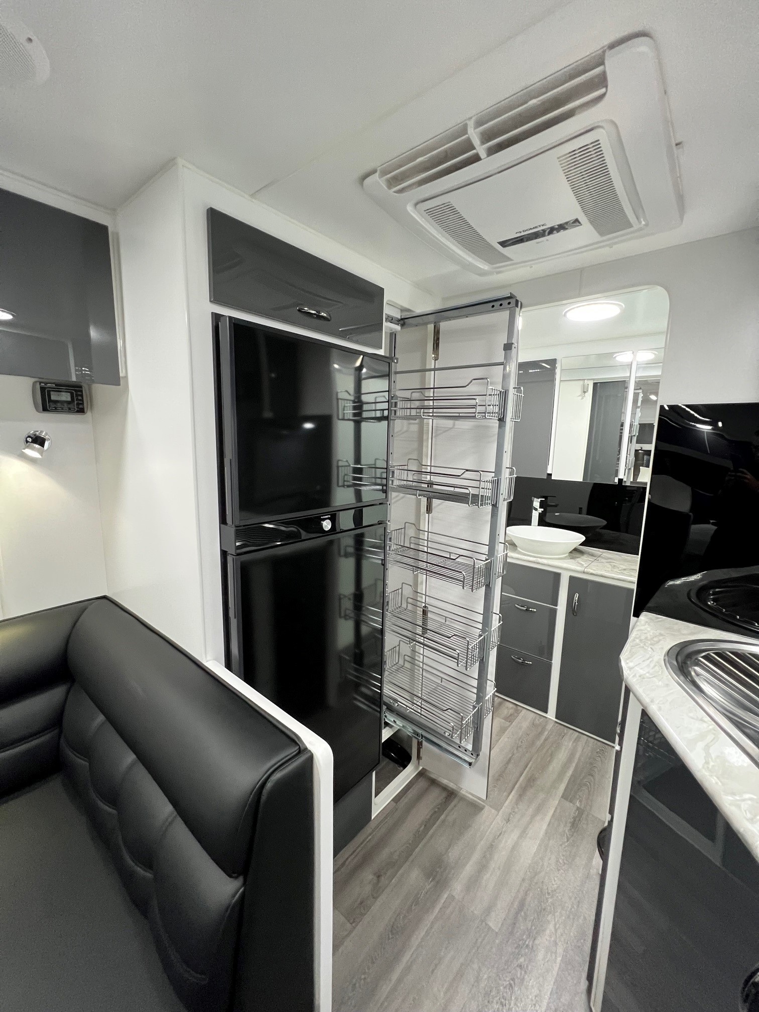 Blue Sky Splendour 21ft Angled kitchen