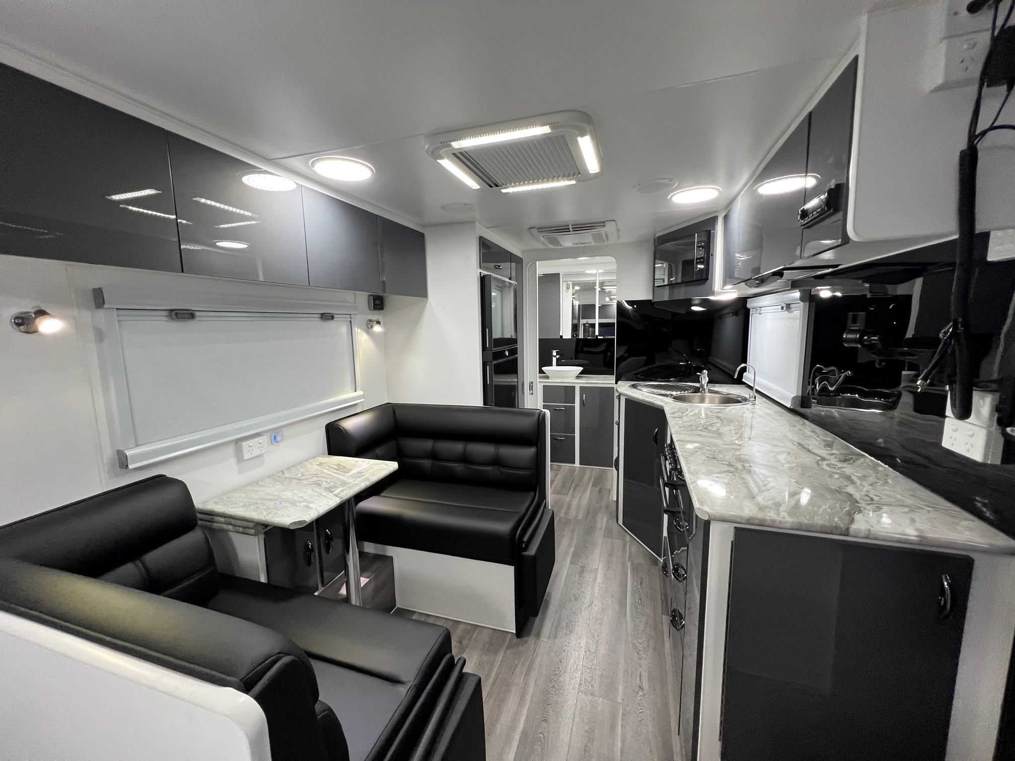 2022 Blue Sky Splendour 21ft Angled kitchen
