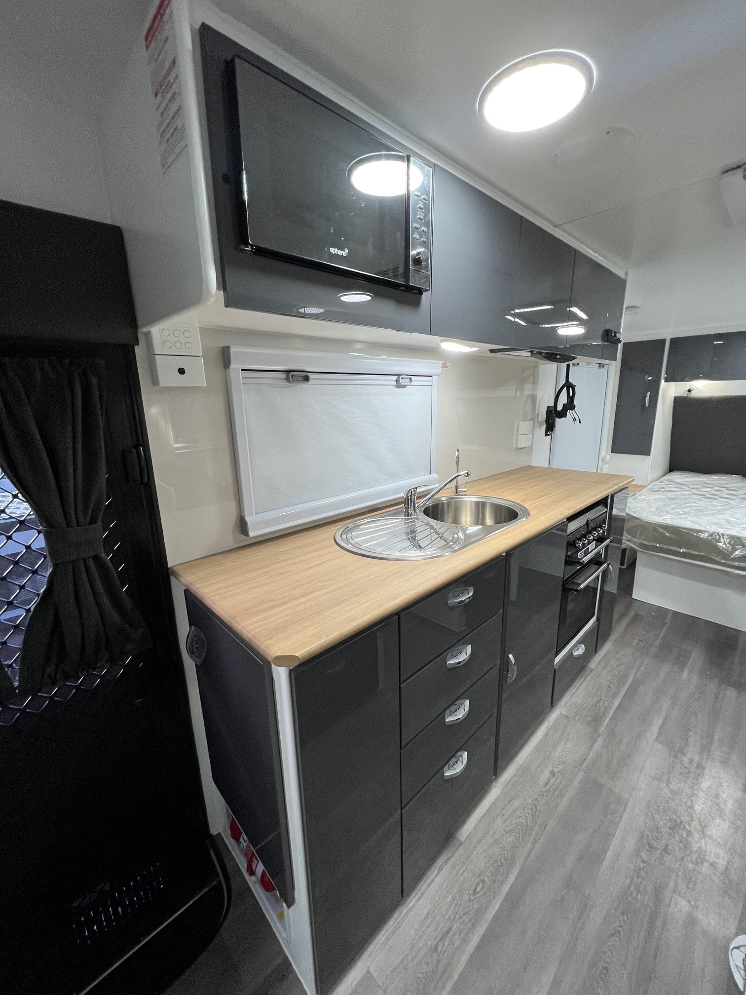 2022 Blue Sky Quartz Rear Door 20ft8 Caravan