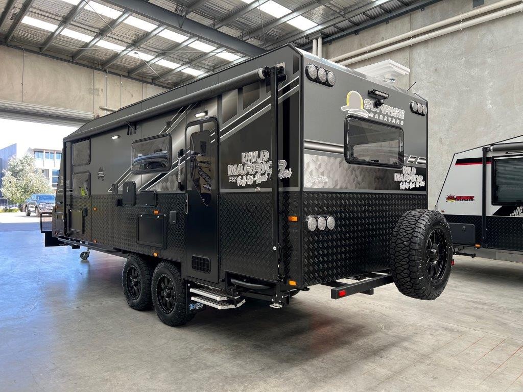 2025 Sunrise Wild Warrior Prestige Edition 22ft6 Off-Road Caravan With Aluminum Frame