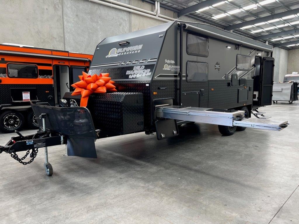 2025 Sunrise Wild Warrior Prestige Edition 22ft6 Off-Road Caravan With Aluminum Frame