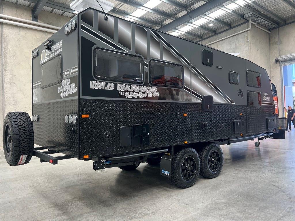 2025 Sunrise Wild Warrior Prestige Edition 22ft6 Off-Road Caravan With Aluminum Frame