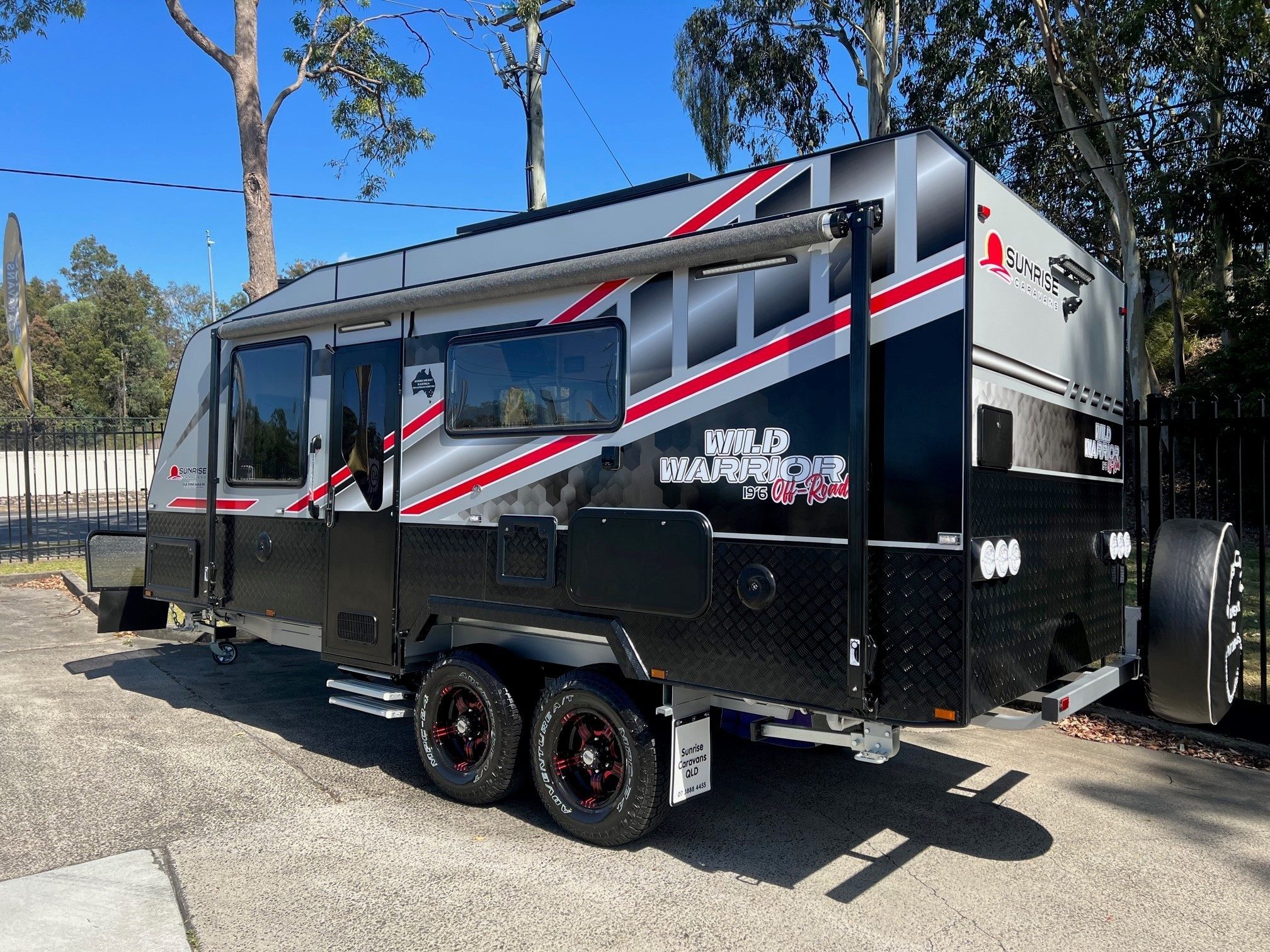 2025 19ft6 Aluminium Framed Sunrise Wild Warrior Off-Road Caravan