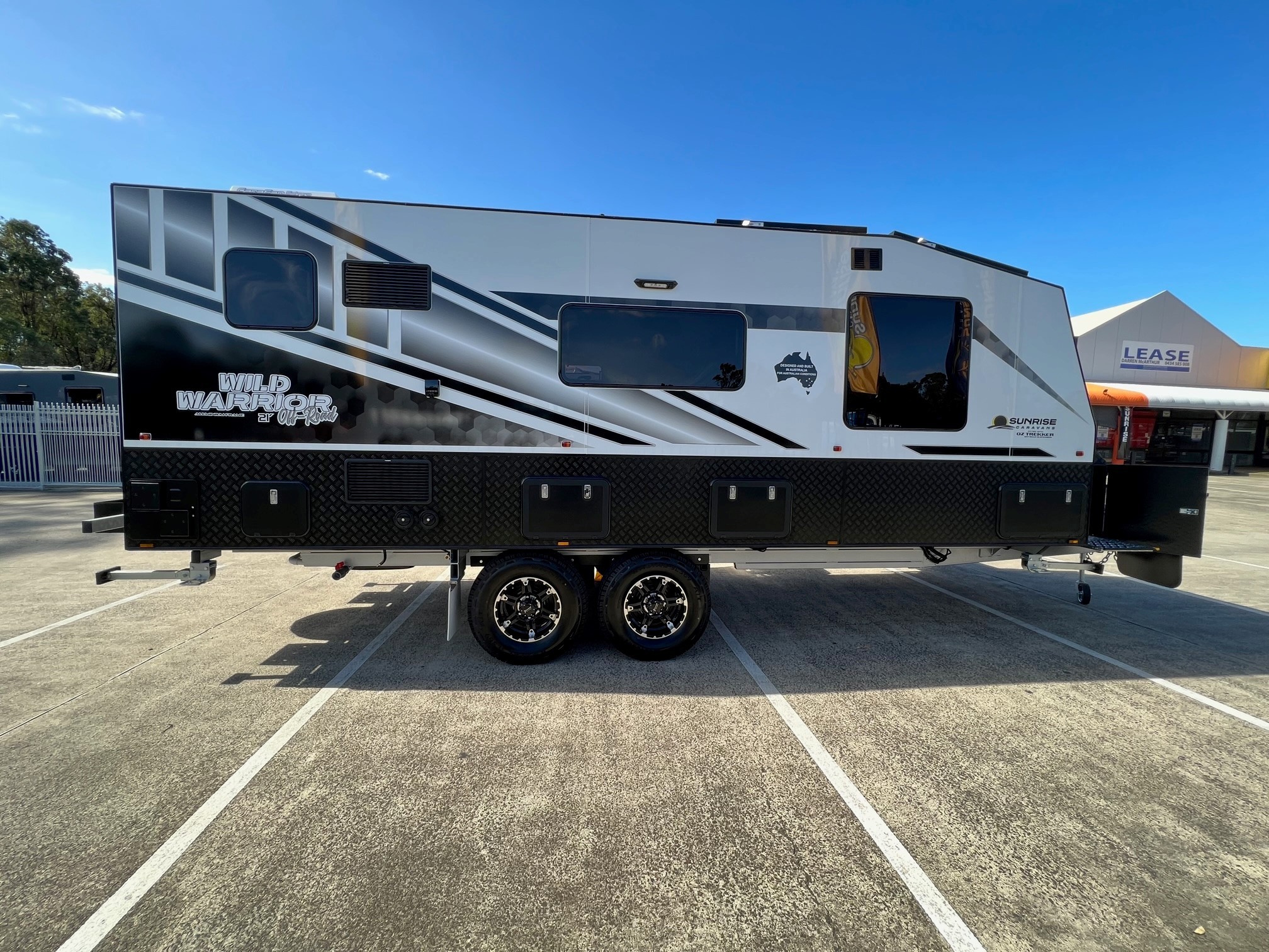 2025 21ft Offgrid Sunrise Wild Warrior Off-Road Aluminum Framed Caravan With 5000w Inverter!