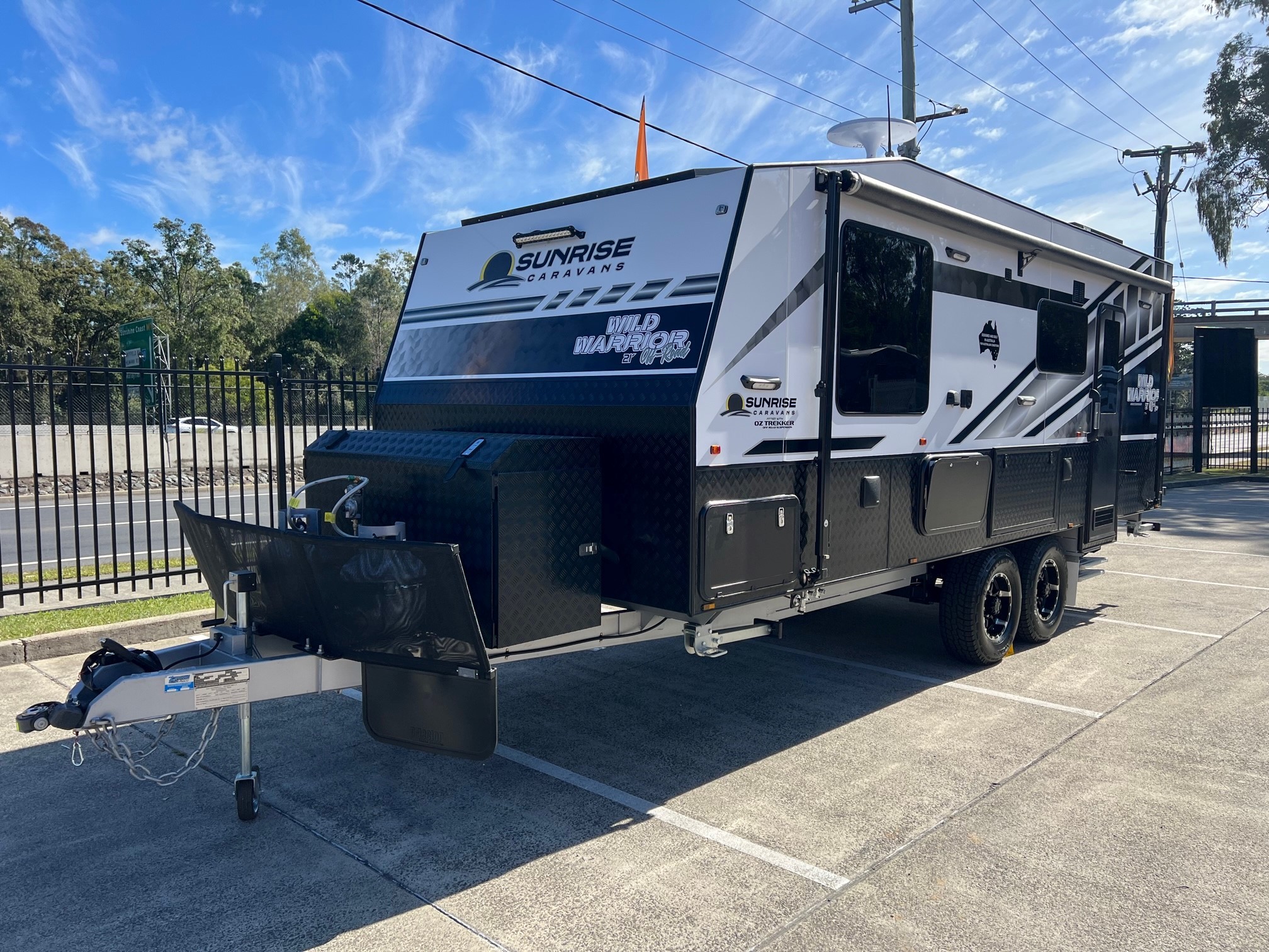 2023 21ft Offgrid Sunrise Wild Warrior Off-Road Aluminum Framed Caravan With 6000w Inverter!