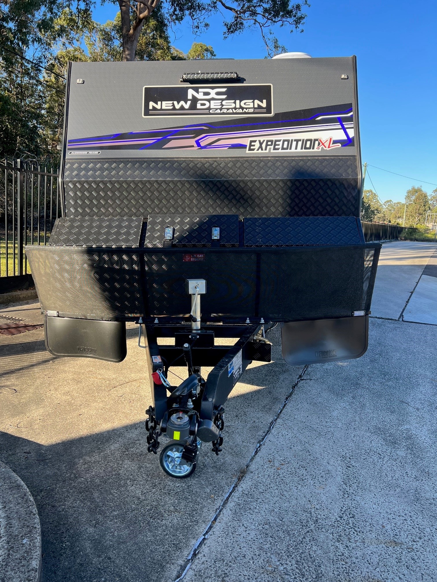 2024 New Design Expedition XL Aluminum Frame 19ft8 Offroad Caravan With TIG Welded Roof