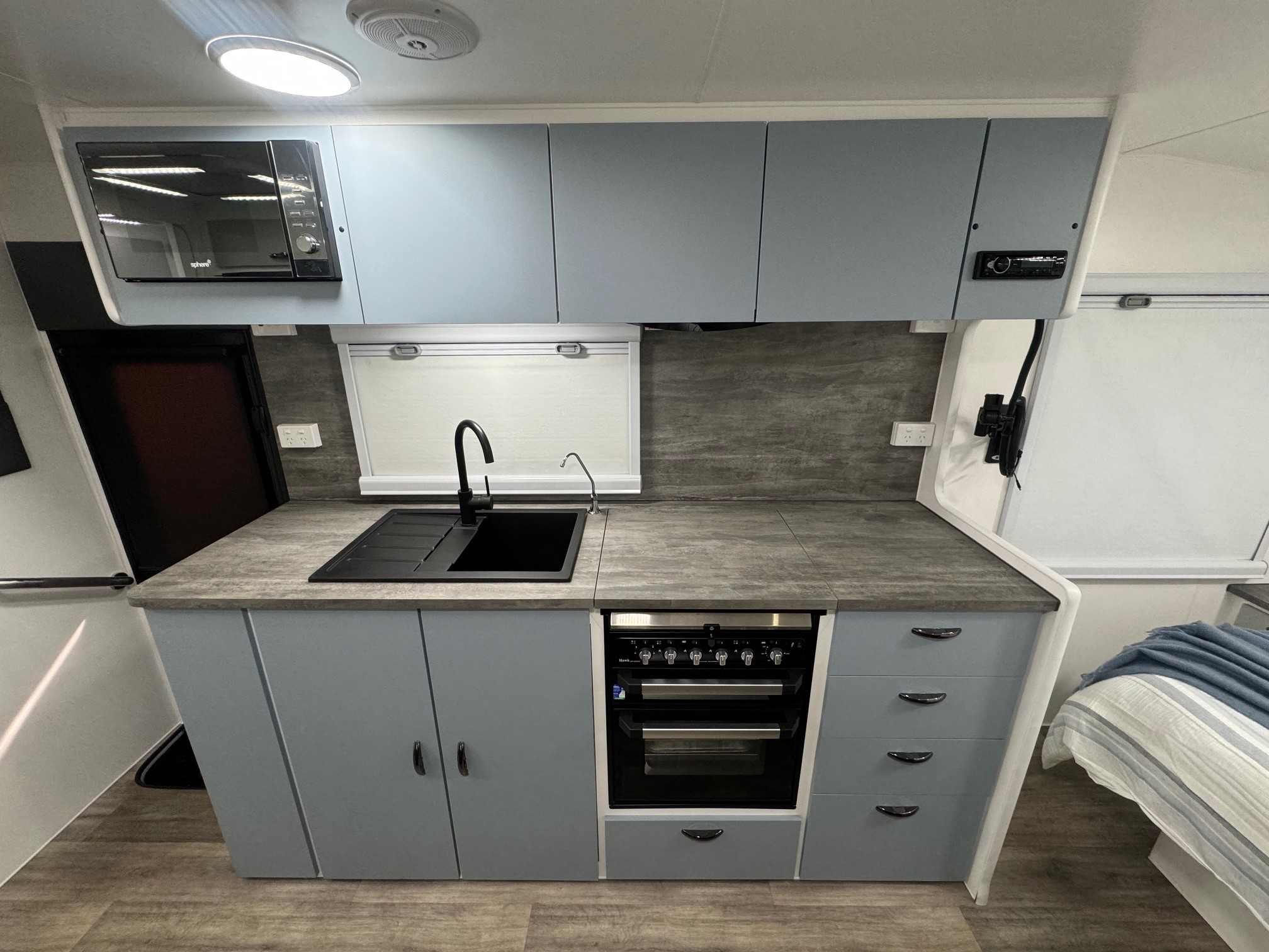 2025 Blue Sky Quartz 20ft8 Rear Door Semi Offroad Caravan