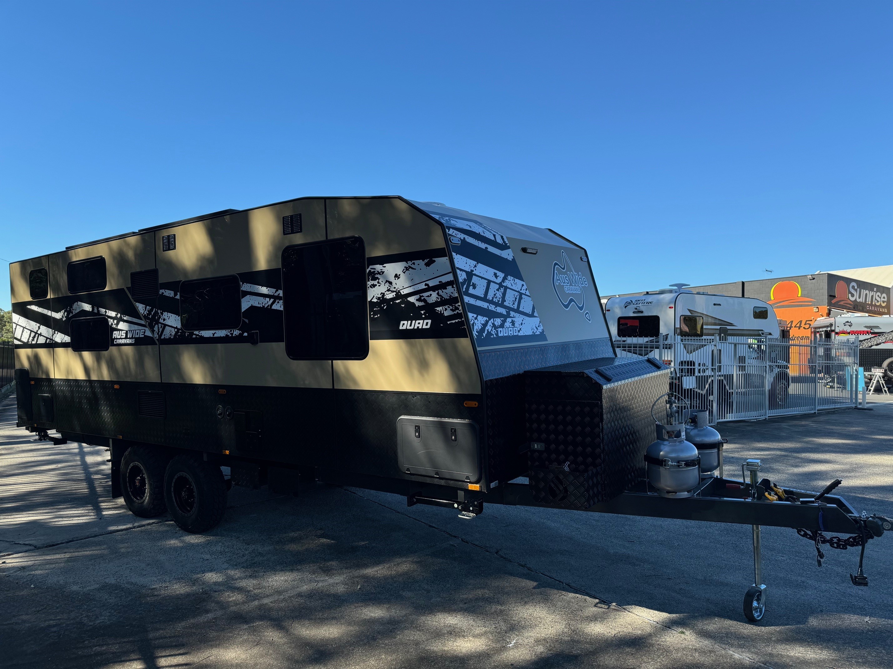 2024 Auswide 24ft Quad Bunk Offroad Caravan