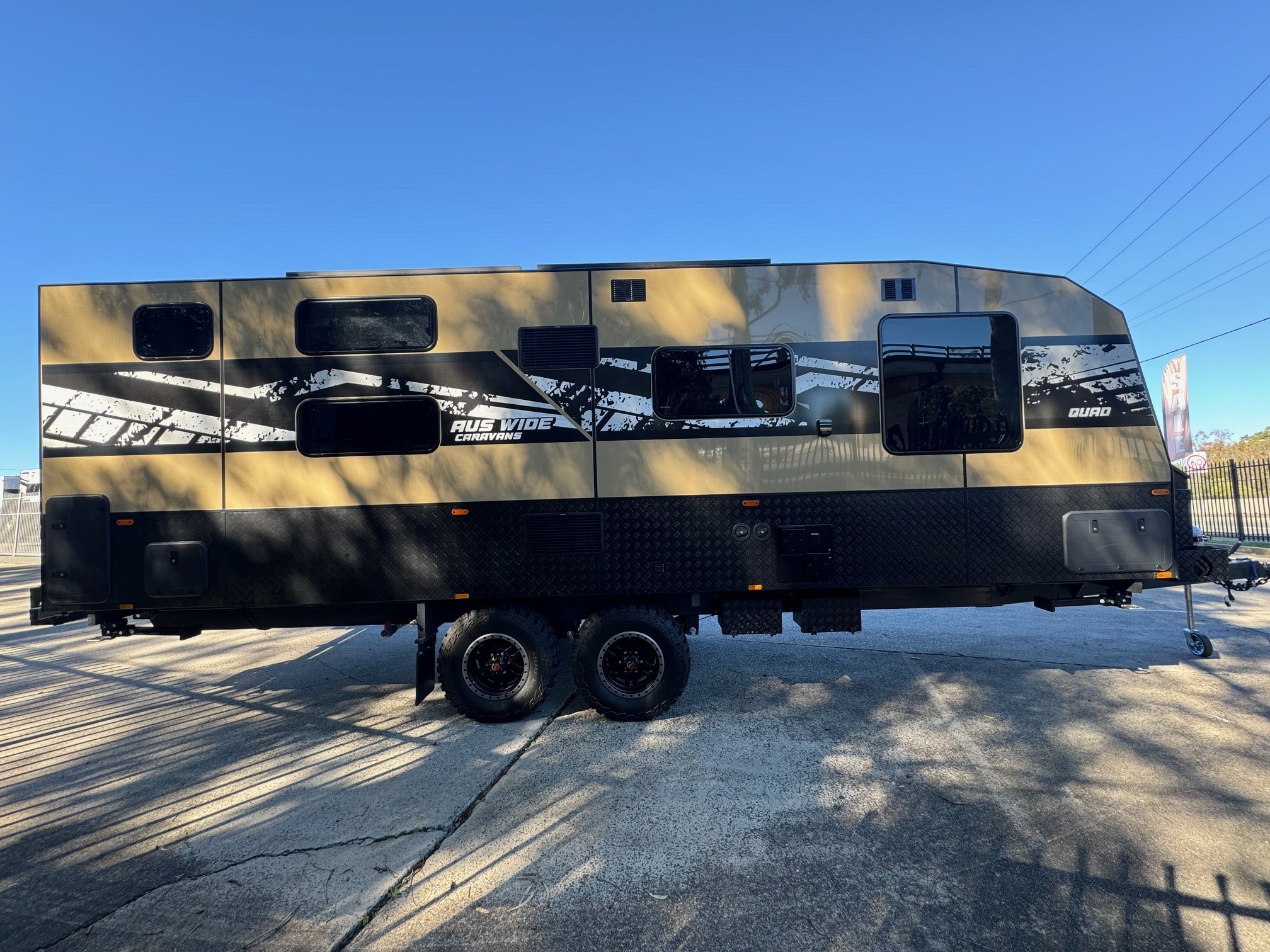 2024 Auswide 24ft Quad Bunk Offroad Caravan