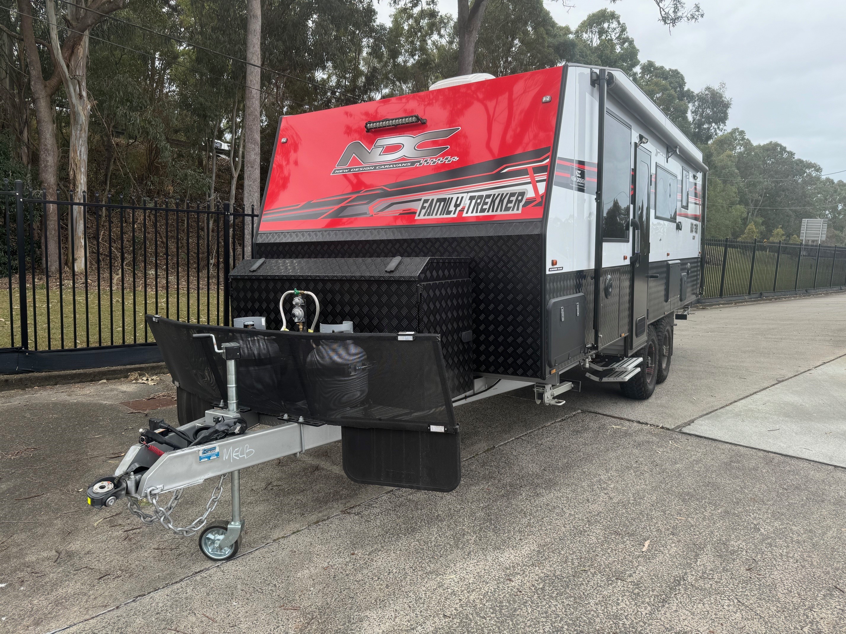 2024 New Design Family Trekker 21ft6 Aluminium Frame Double Bunk