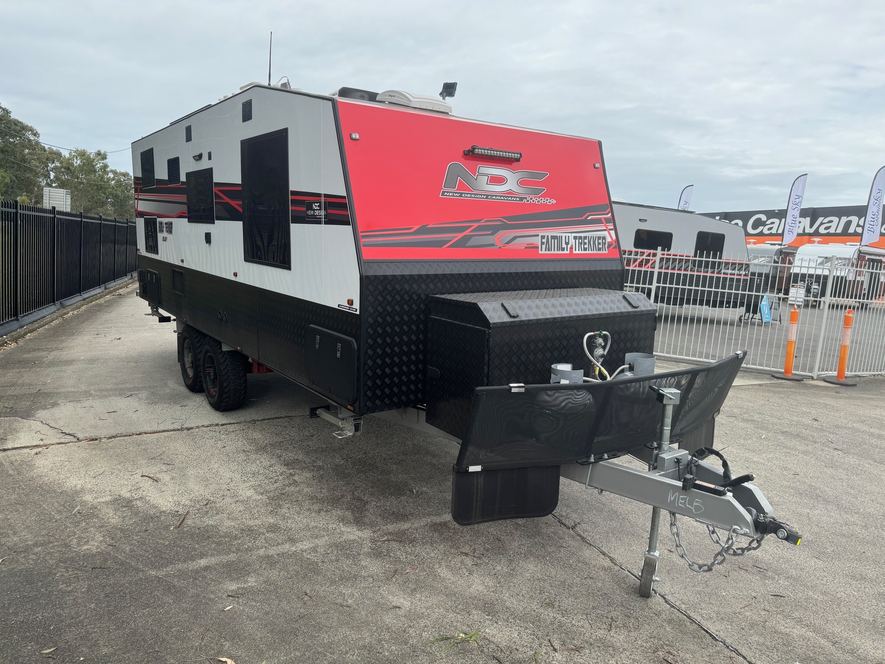 2024 New Design Family Trekker 21ft6 Aluminium Frame Double Bunk