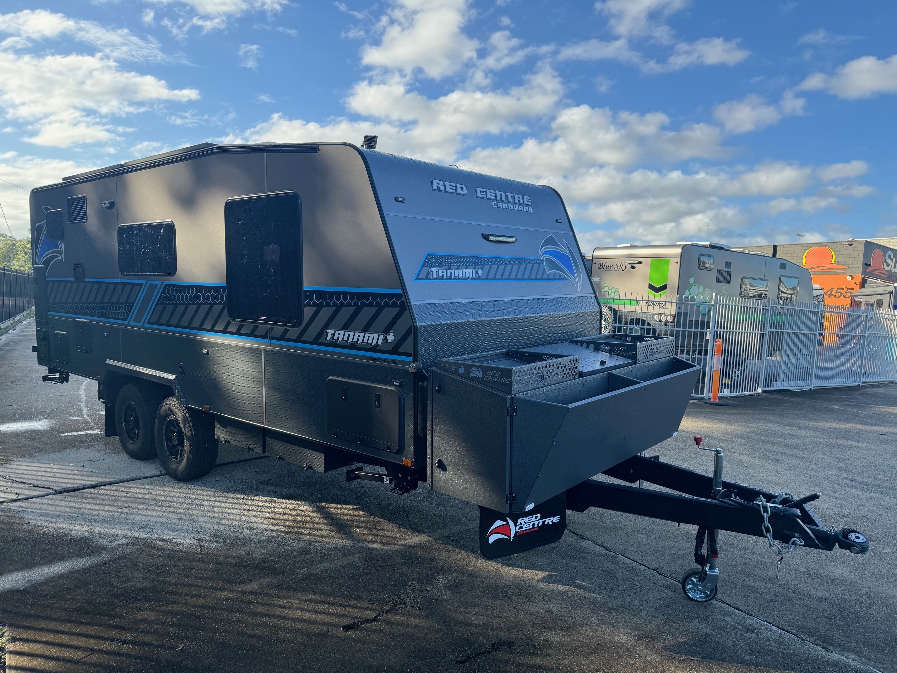 2024 Red Centre Tanami + 20ft8 Rear Door Offroad Caravan