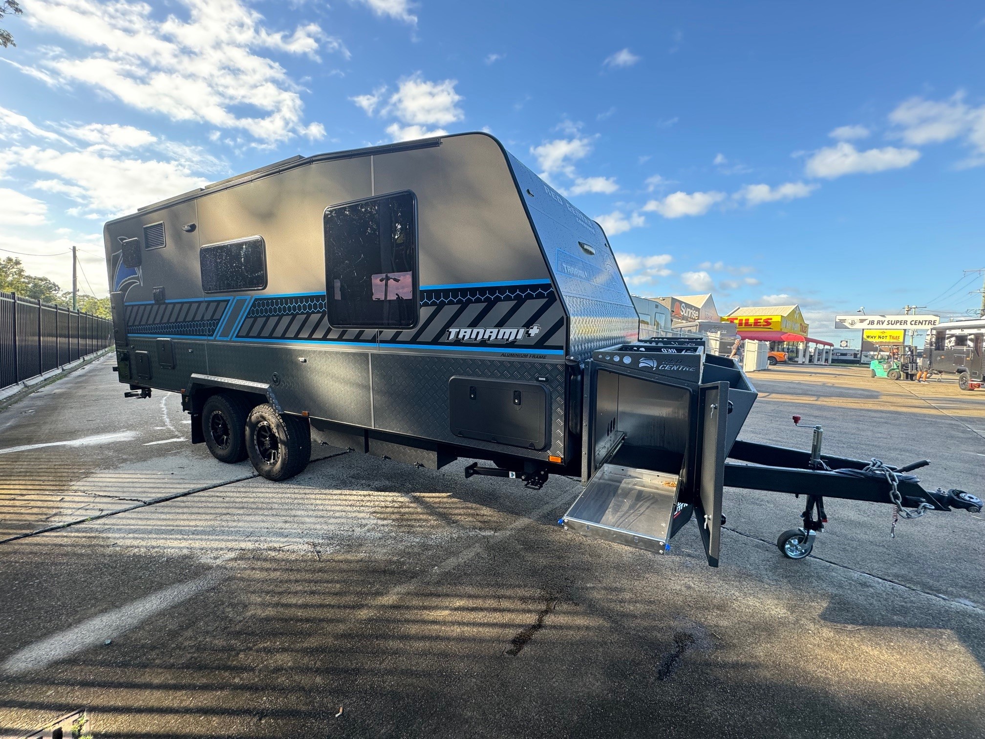 2024 Red Centre Tanami + 20ft8 Rear Door Offroad Caravan