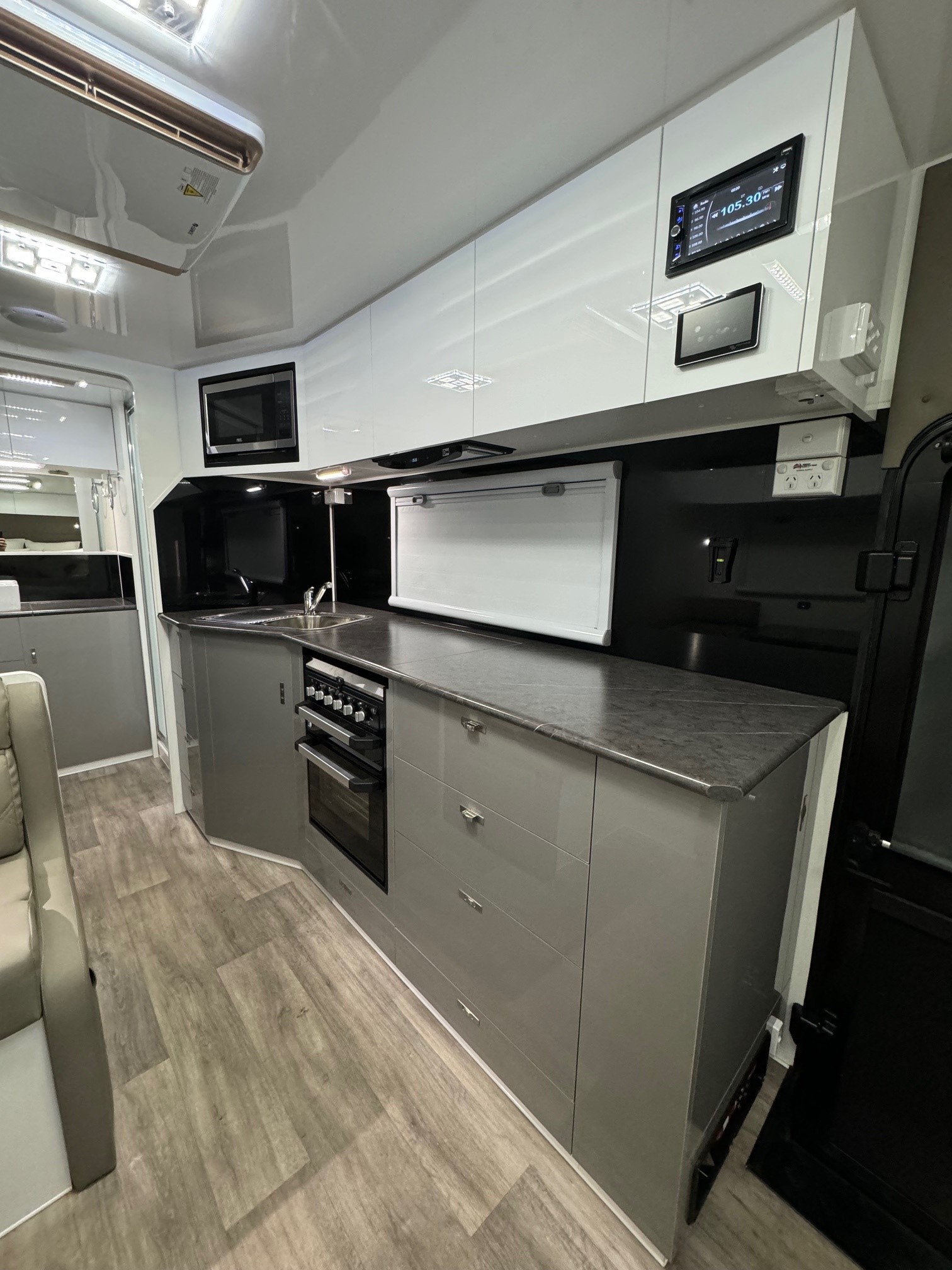 2024 Red Centre Newell + 21ft Centre Door Offroad Caravan