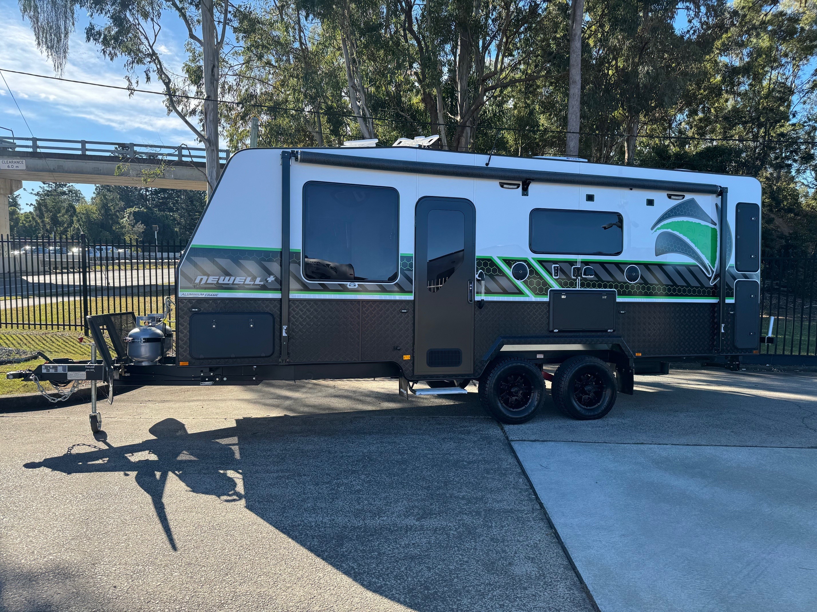 2024 Red Centre Newell + 21ft Centre Door Offroad Caravan