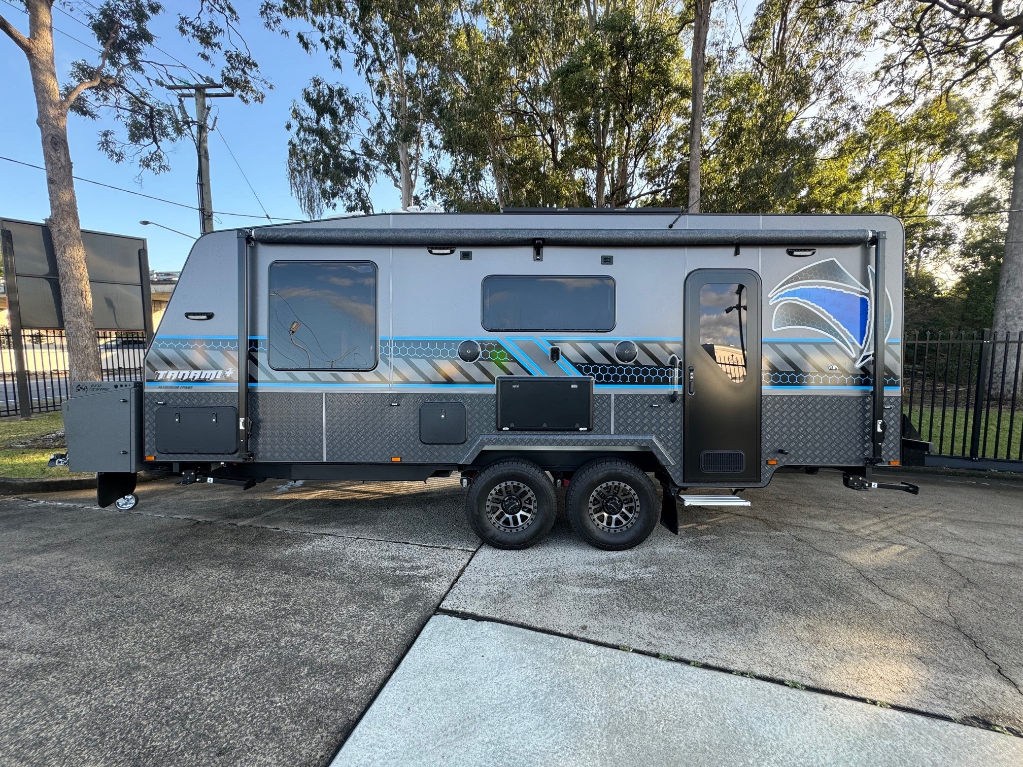 2024 Red Centre Tanami + 20ft8 Rear Door Offroad Caravan