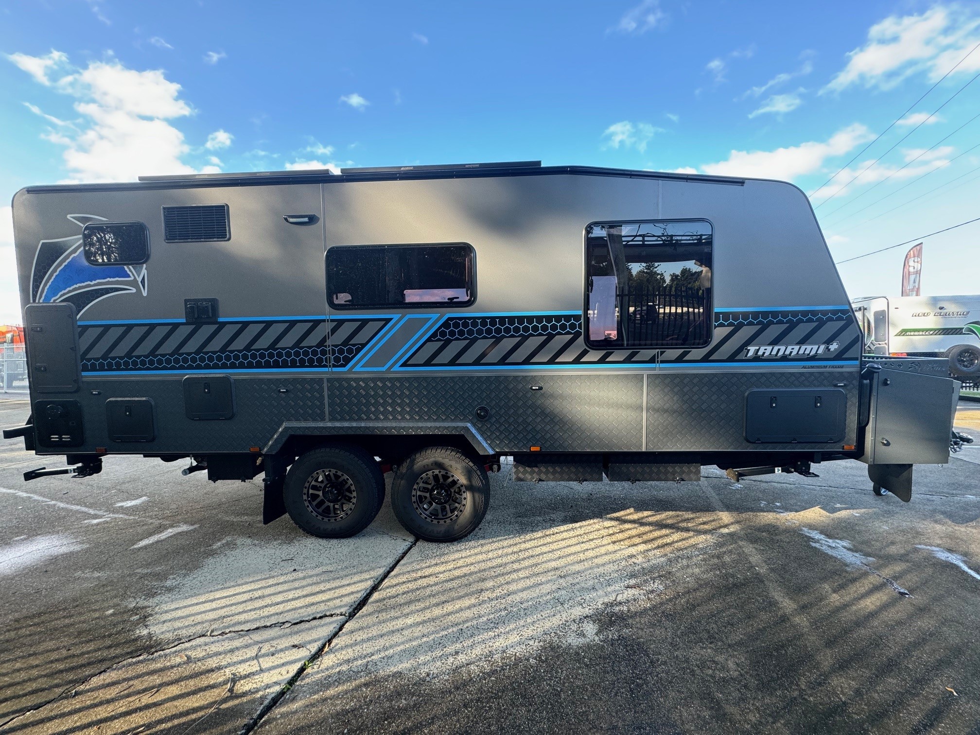 2024 Red Centre Tanami + 20ft8 Rear Door Offroad Caravan