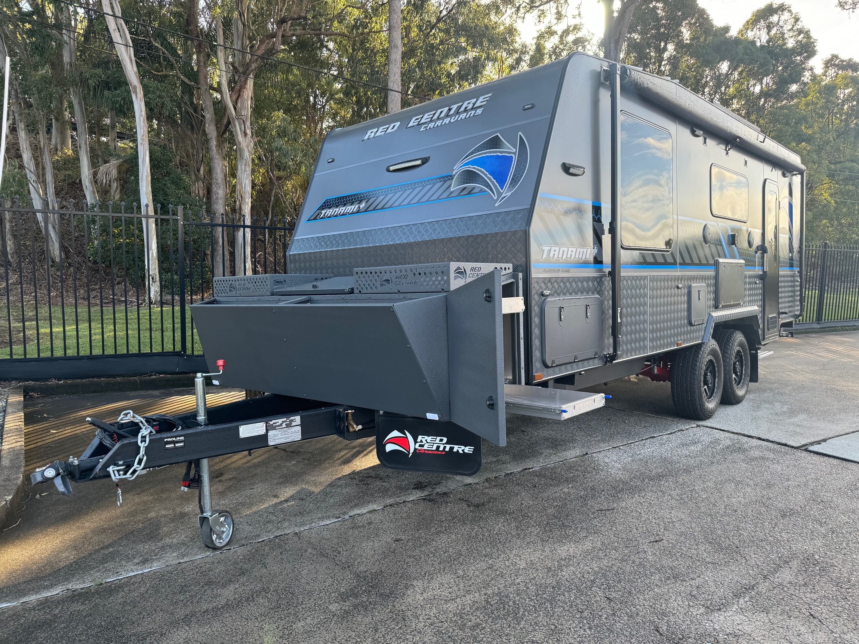 2024 Red Centre Tanami + 20ft8 Rear Door Offroad Caravan
