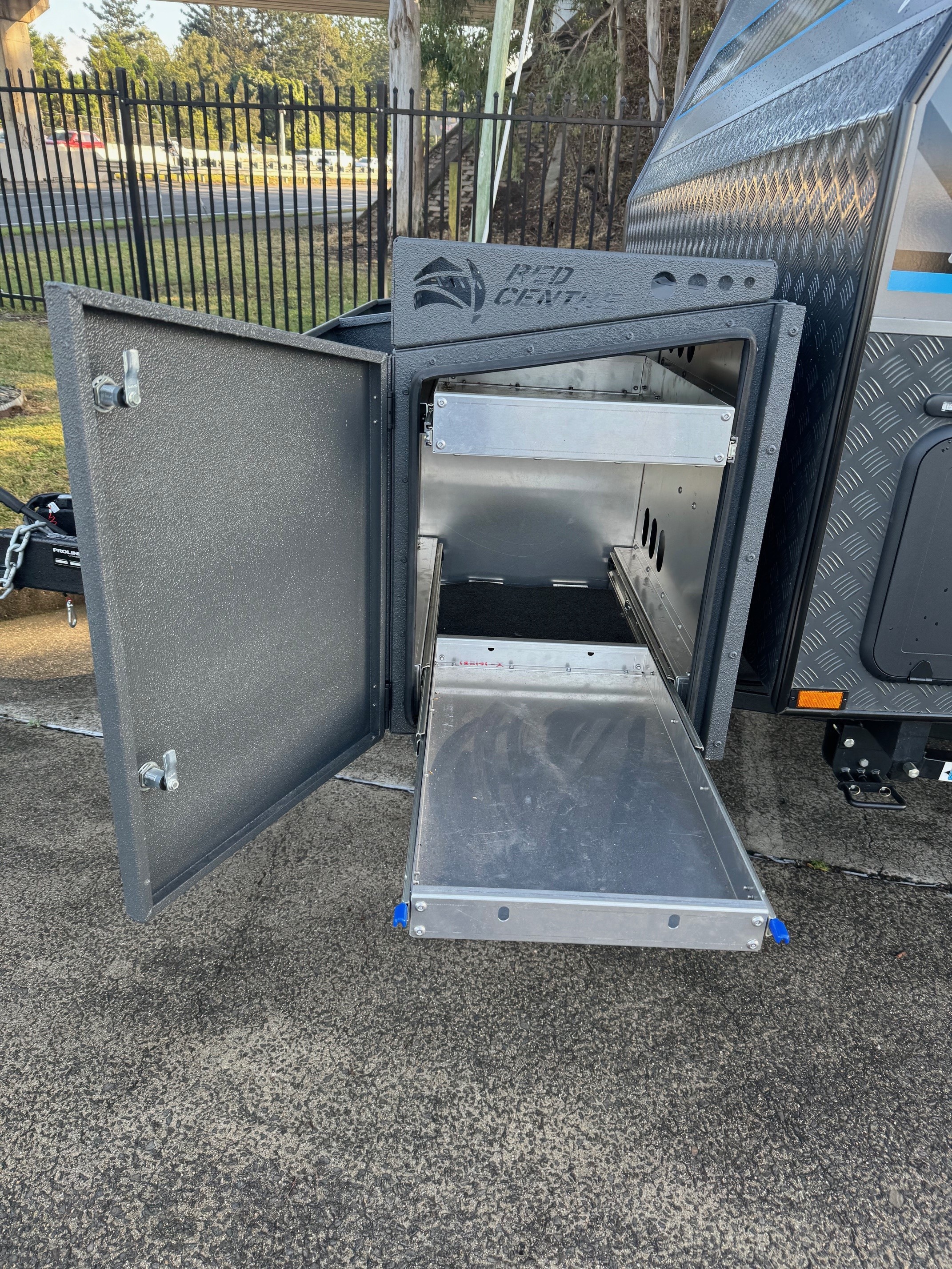 2024 Red Centre Tanami + 20ft8 Rear Door Offroad Caravan