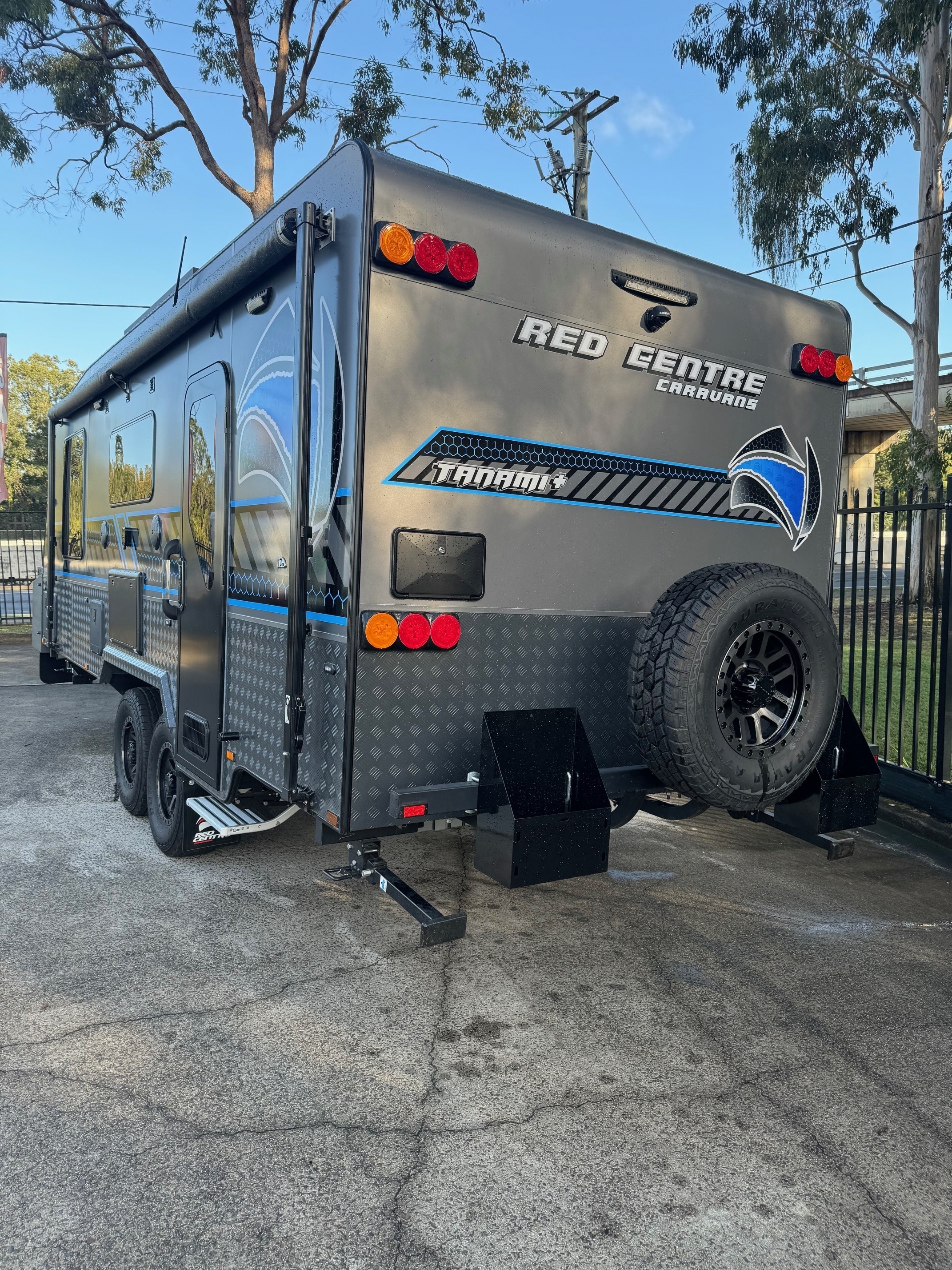2024 Red Centre Tanami + 20ft8 Rear Door Offroad Caravan