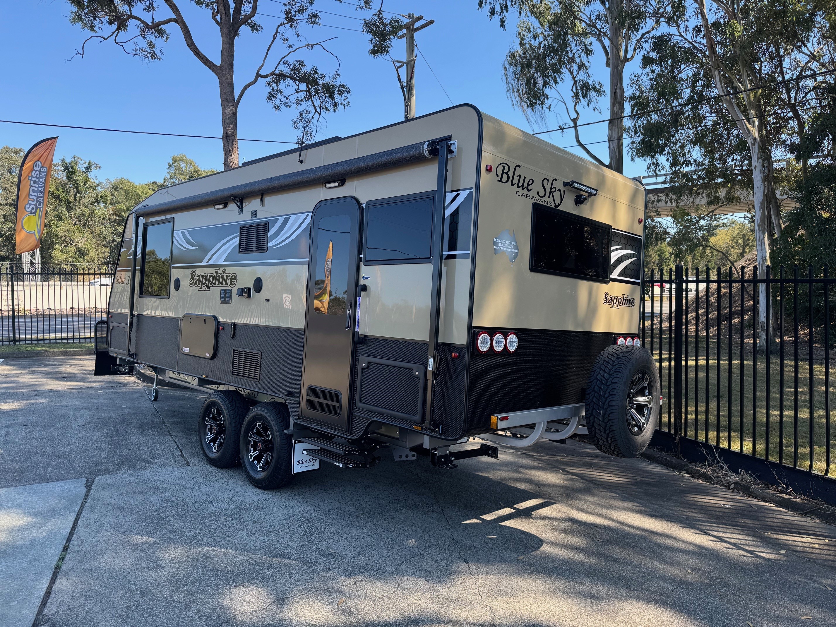 Blue Sky Sapphire 21ft Offroad Rear Club Lounge Centre Ensuite