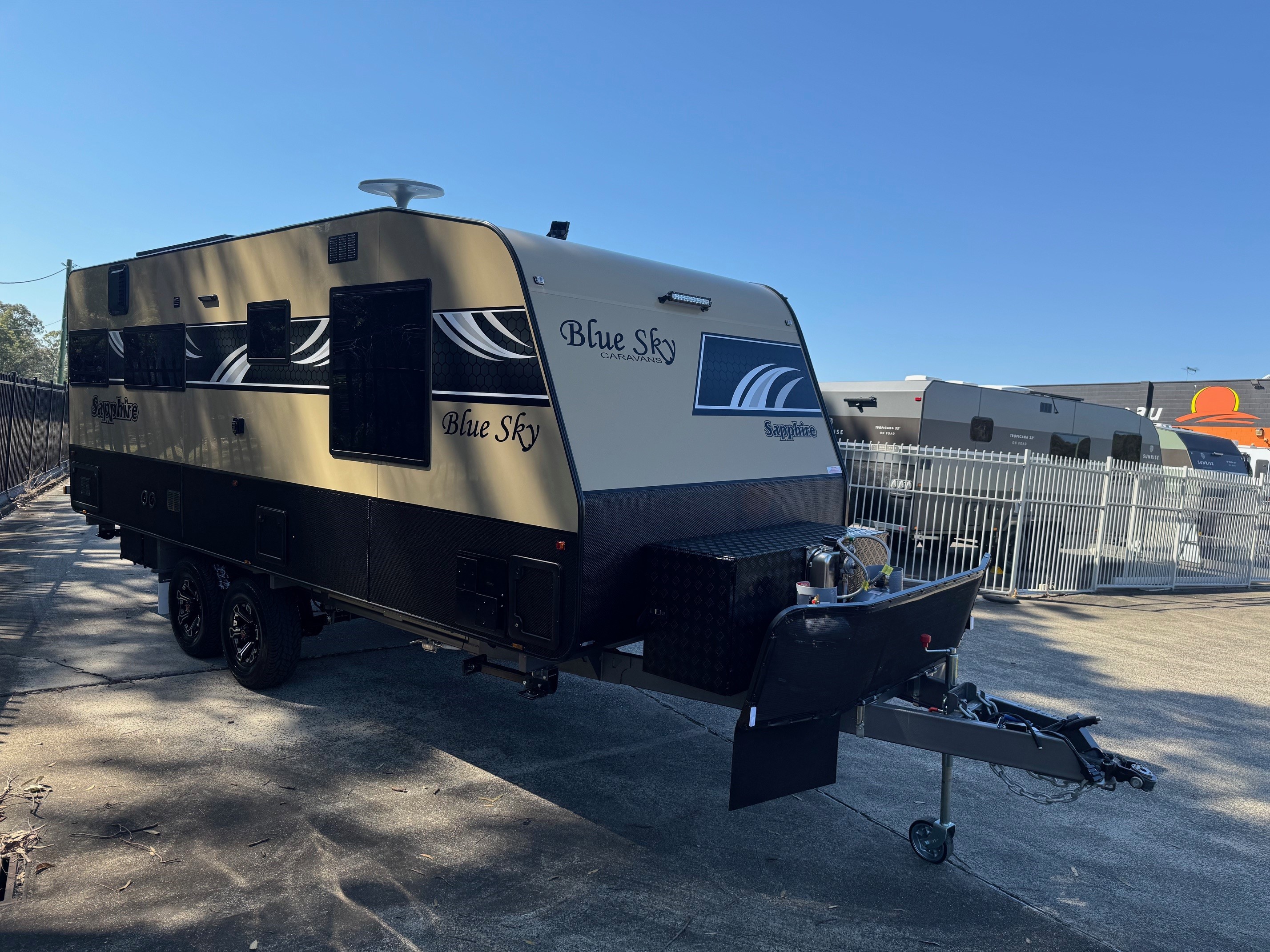 Blue Sky Sapphire 21ft Offroad Rear Club Lounge Centre Ensuite