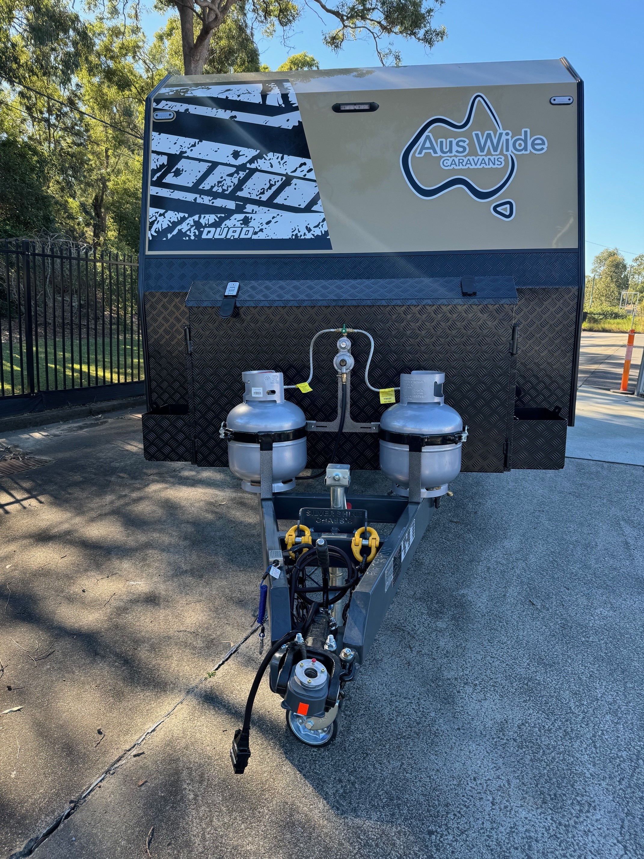 2024 Auswide 24ft Quad Bunk Offroad Caravan