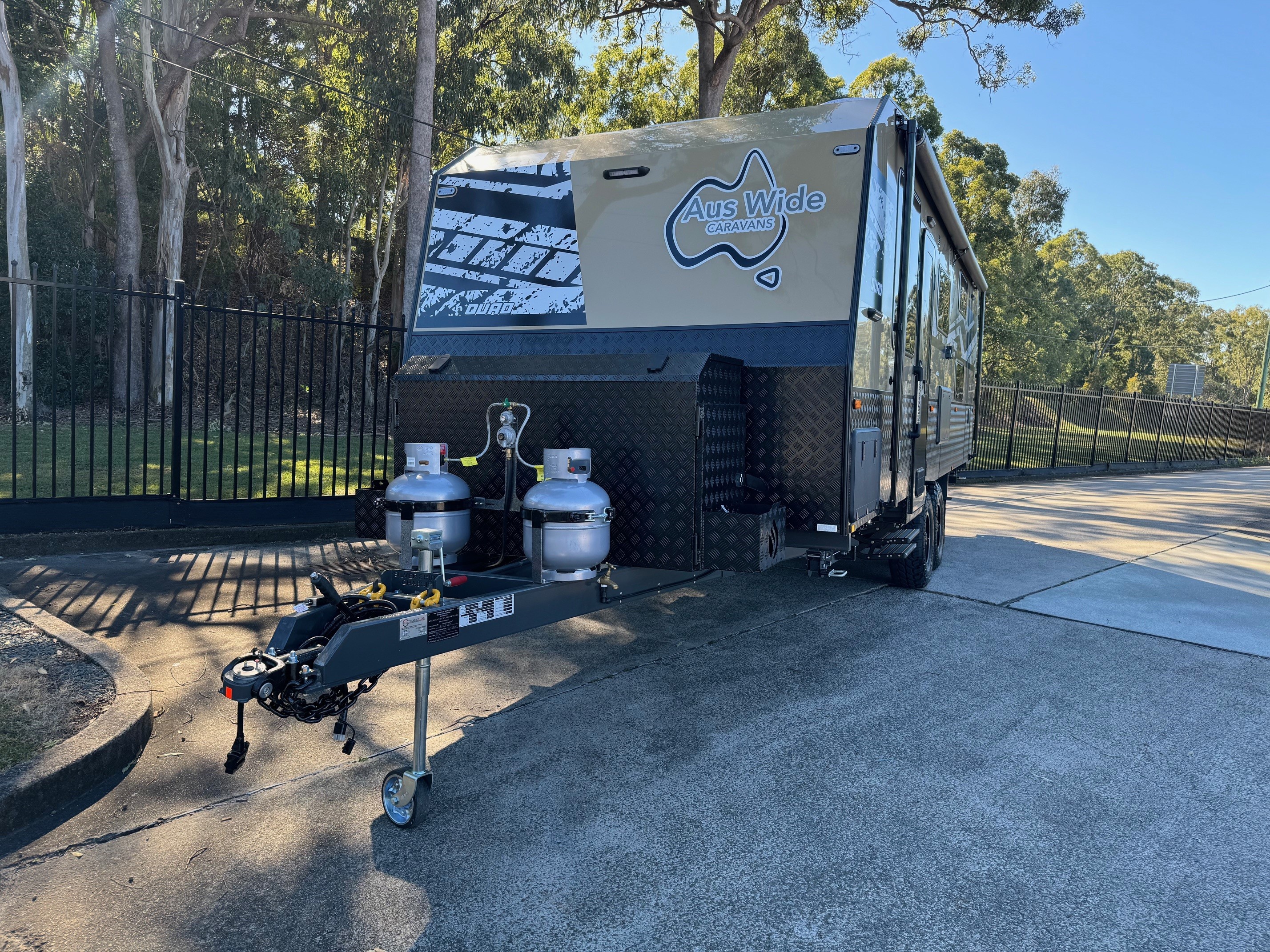 2024 Auswide 24ft Quad Bunk Offroad Caravan
