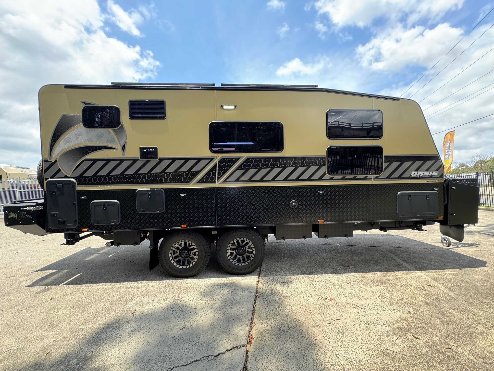 Red Centre Oasis 20ft Offroad Gasless Caravan