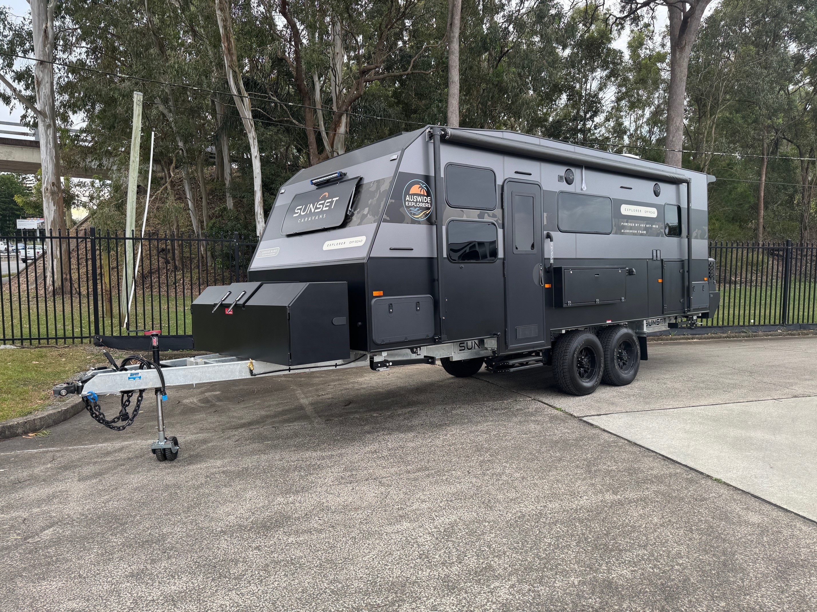 21ft New Sunset Explorer Ultimate Offroad & Offgrid Caravan With Rear Double Bunks