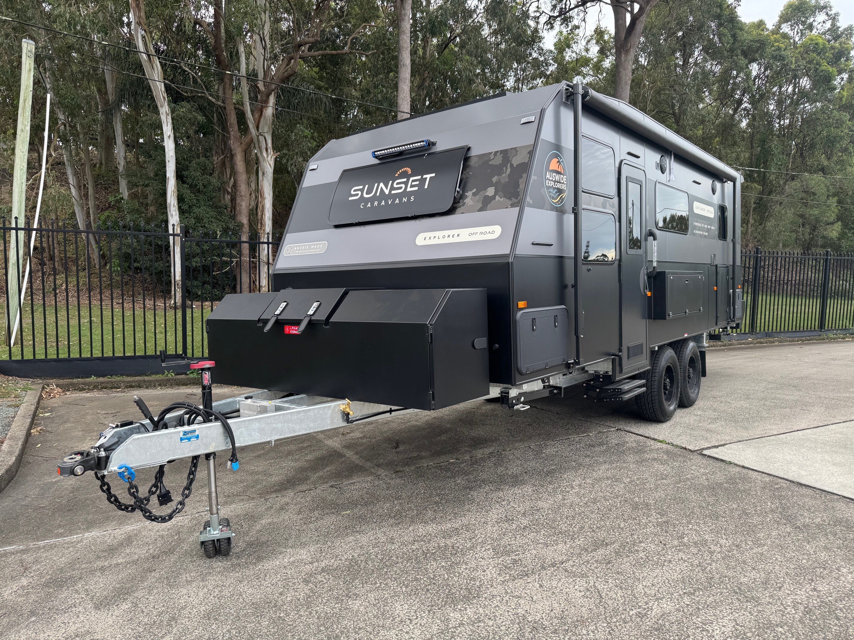 21ft New Sunset Explorer Ultimate Offroad & Offgrid Caravan With Rear Double Bunks
