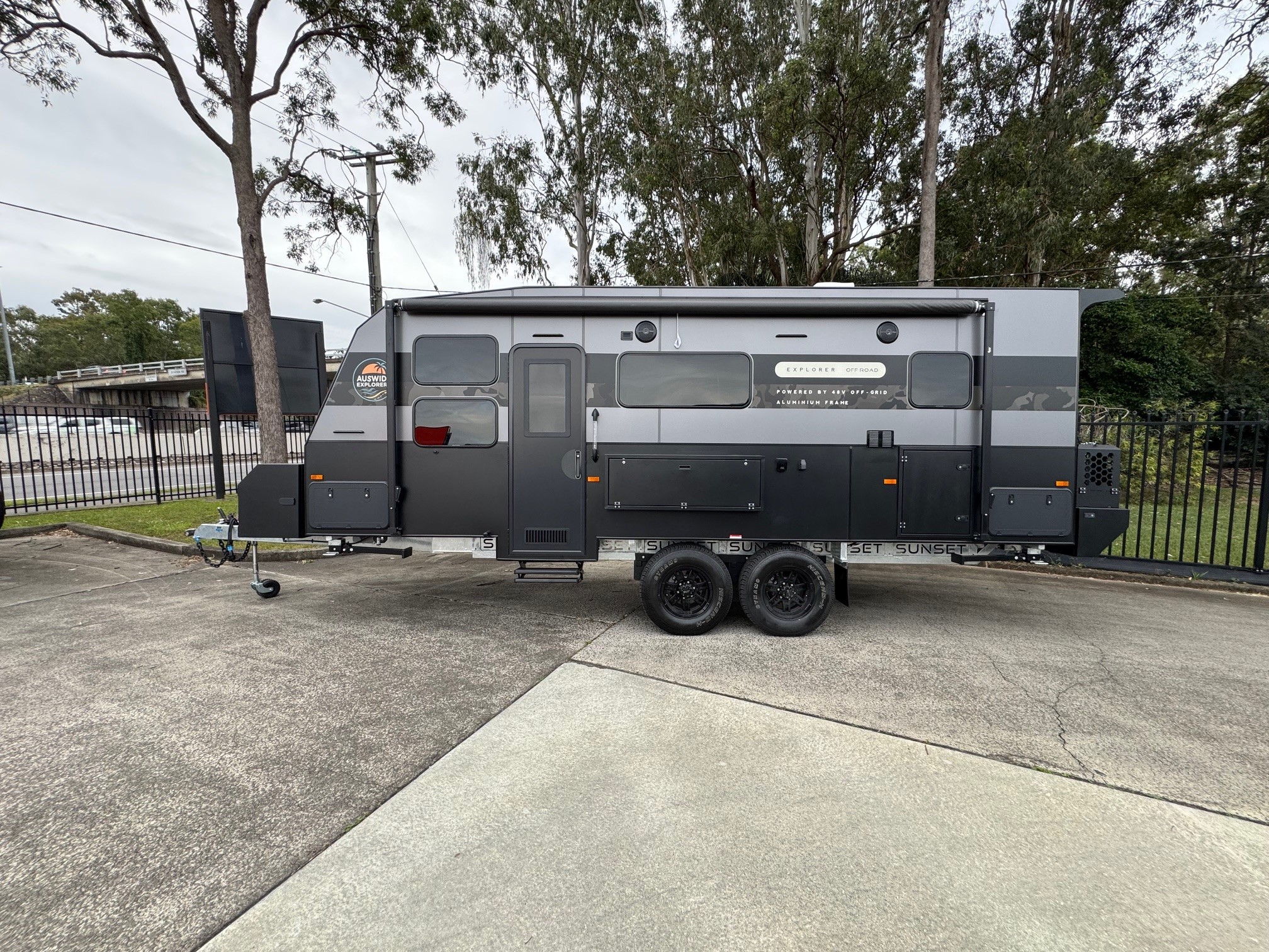 21ft New Sunset Explorer Ultimate Offroad & Offgrid Caravan With Rear Double Bunks