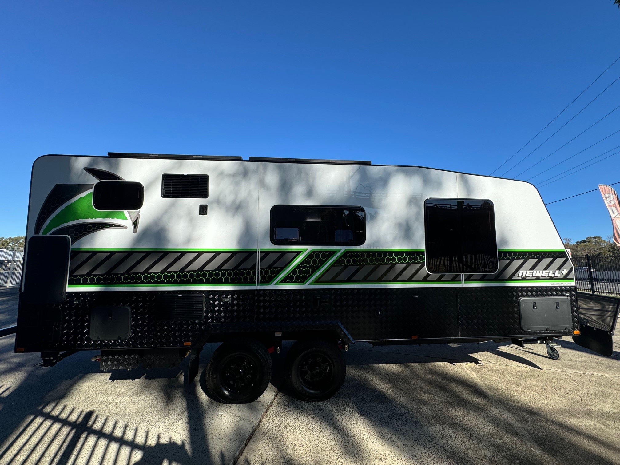 2024 Red Centre Newell + 21ft Centre Door Offroad Caravan