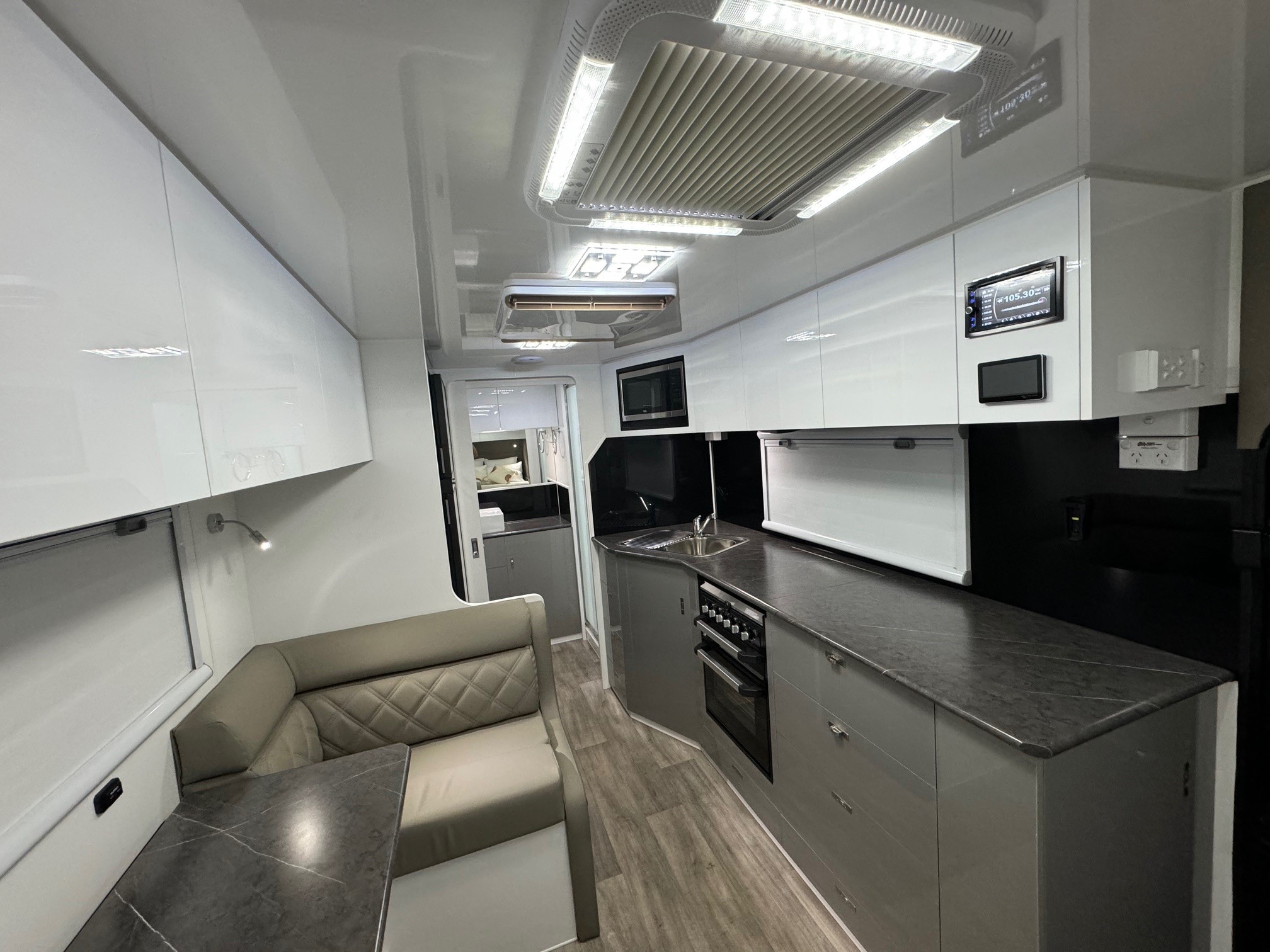 2024 Red Centre Newell + 21ft Centre Door Offroad Caravan