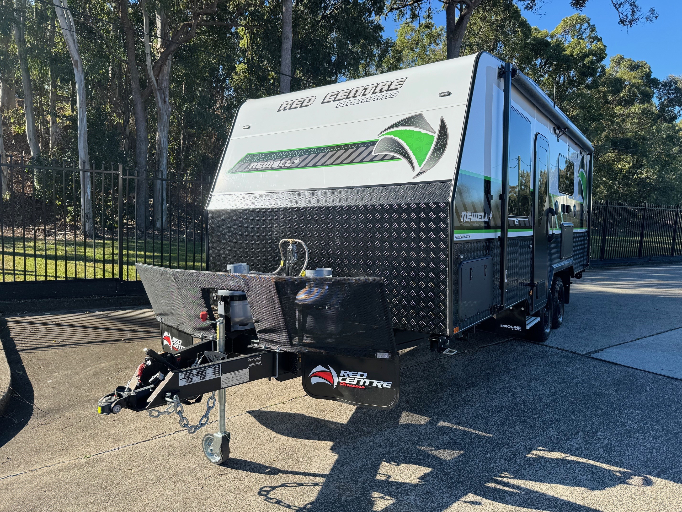 2024 Red Centre Newell + 21ft Centre Door Offroad Caravan