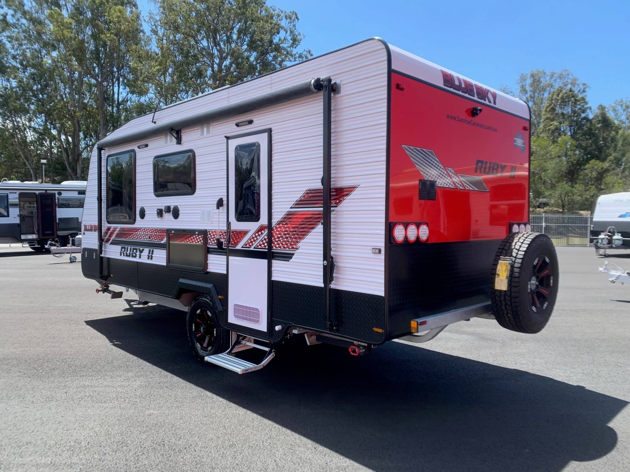 2024 Blue Sky Ruby II Rear Door