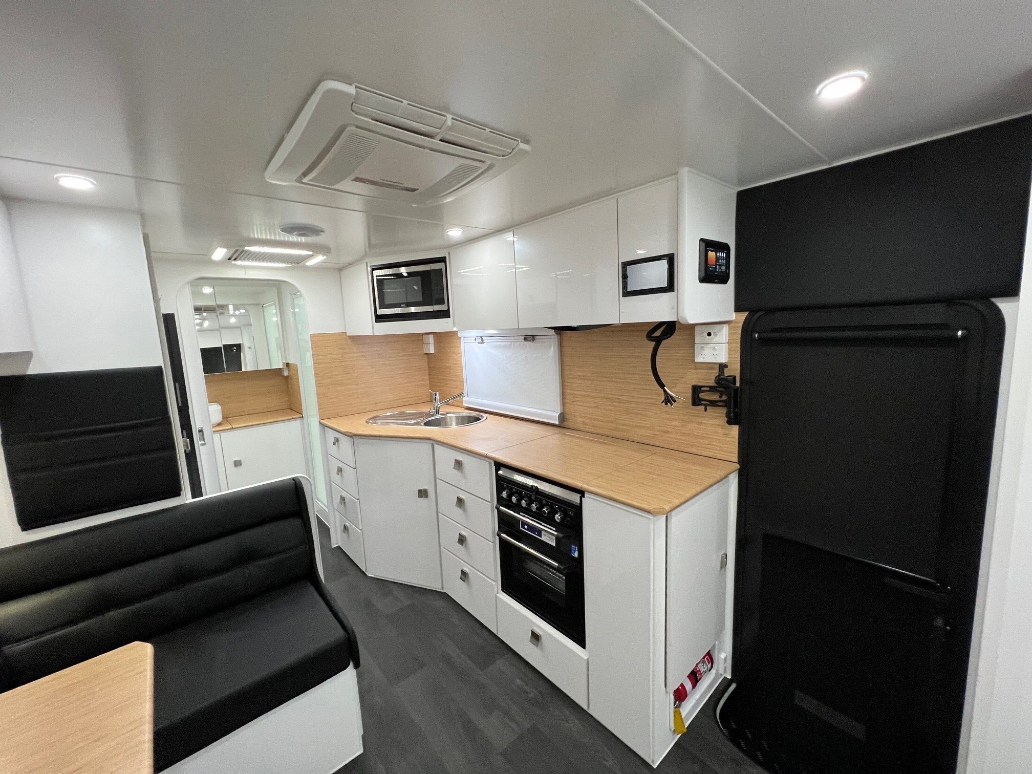 2023 Sunset Daytona 21ft6 Centre Door Angle Kitchen