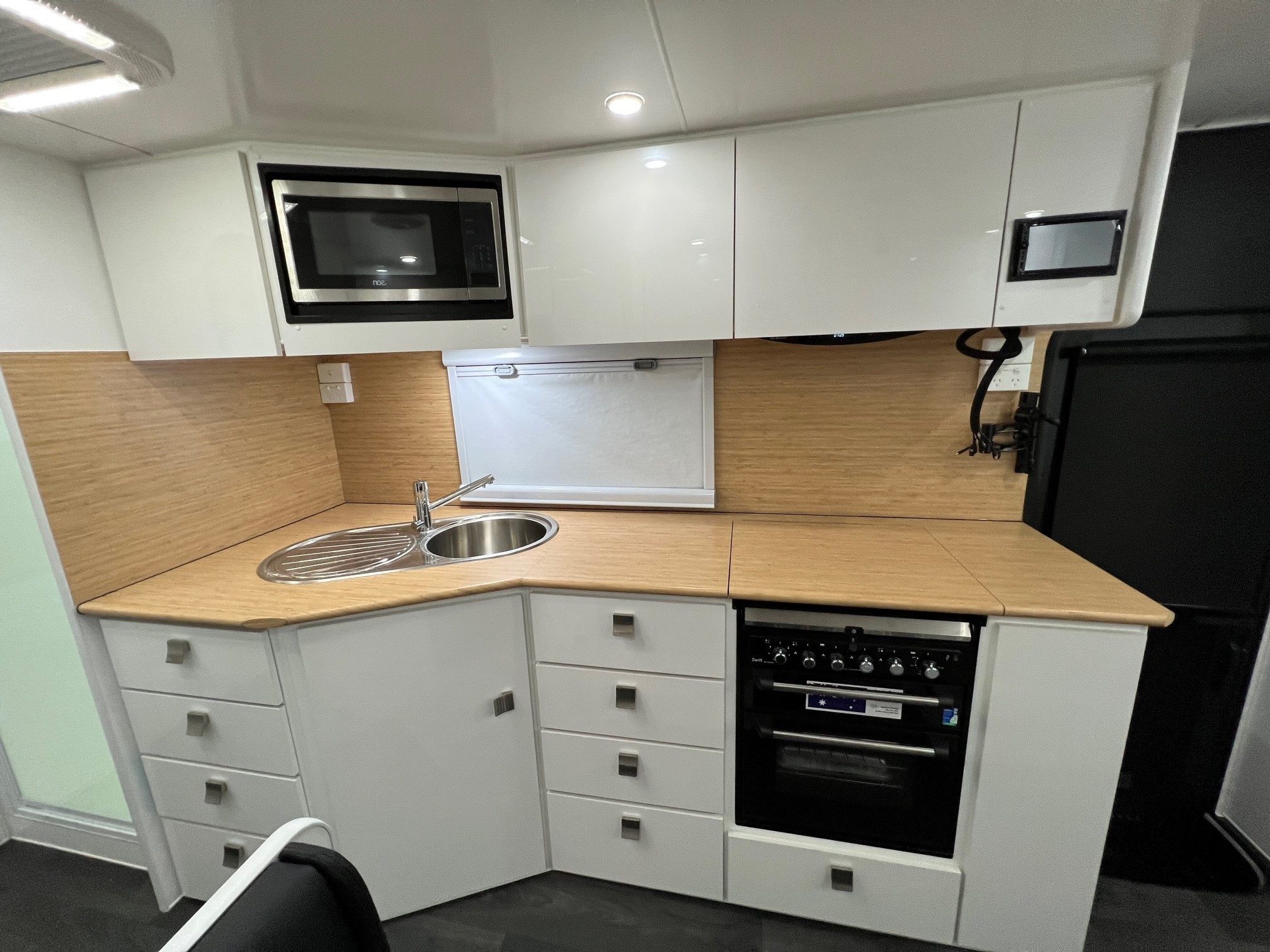 2023 Sunset Daytona 21ft6 Centre Door Angle Kitchen