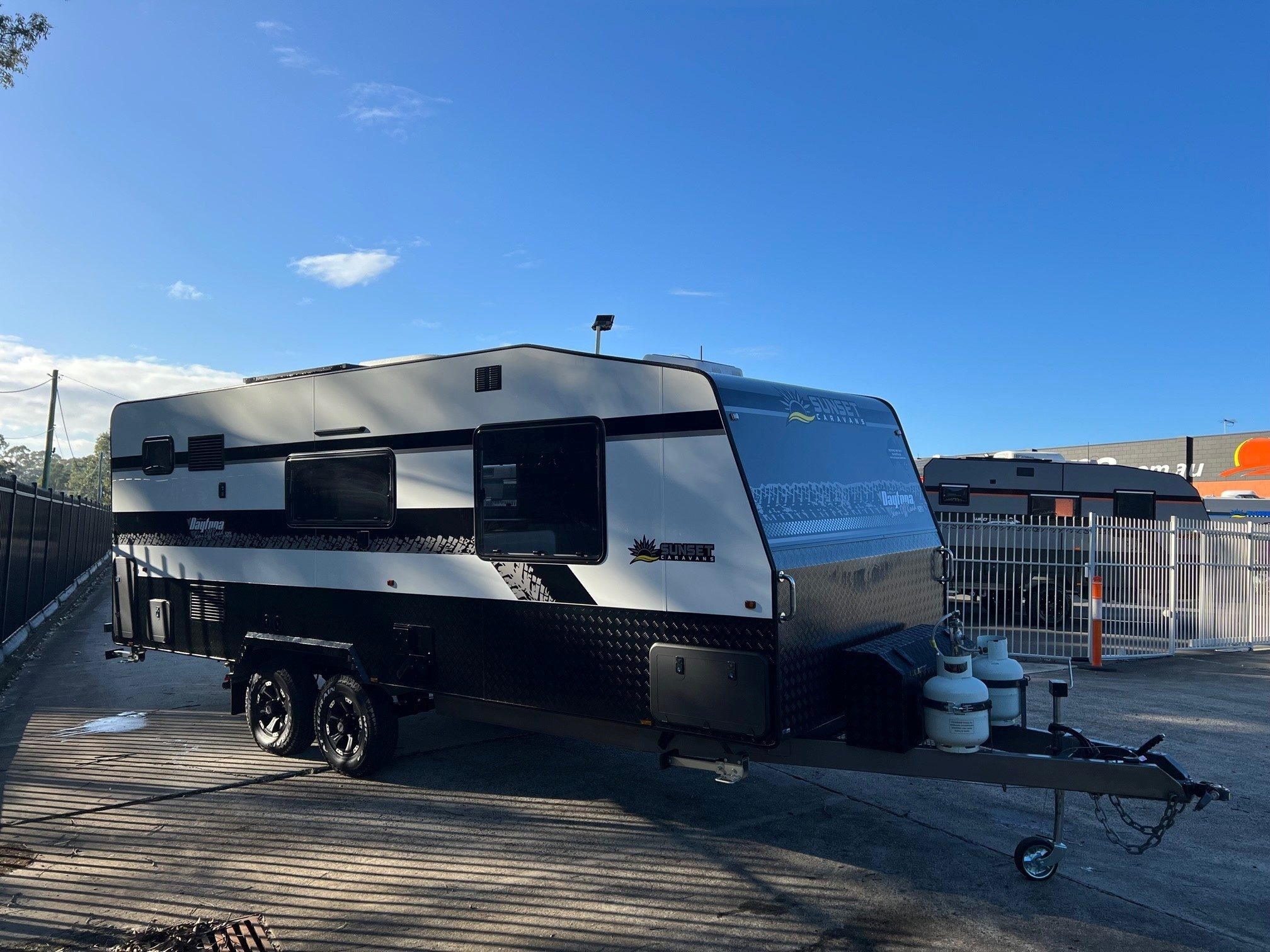 2023 Sunset Daytona 21ft6 Centre Door Angle Kitchen