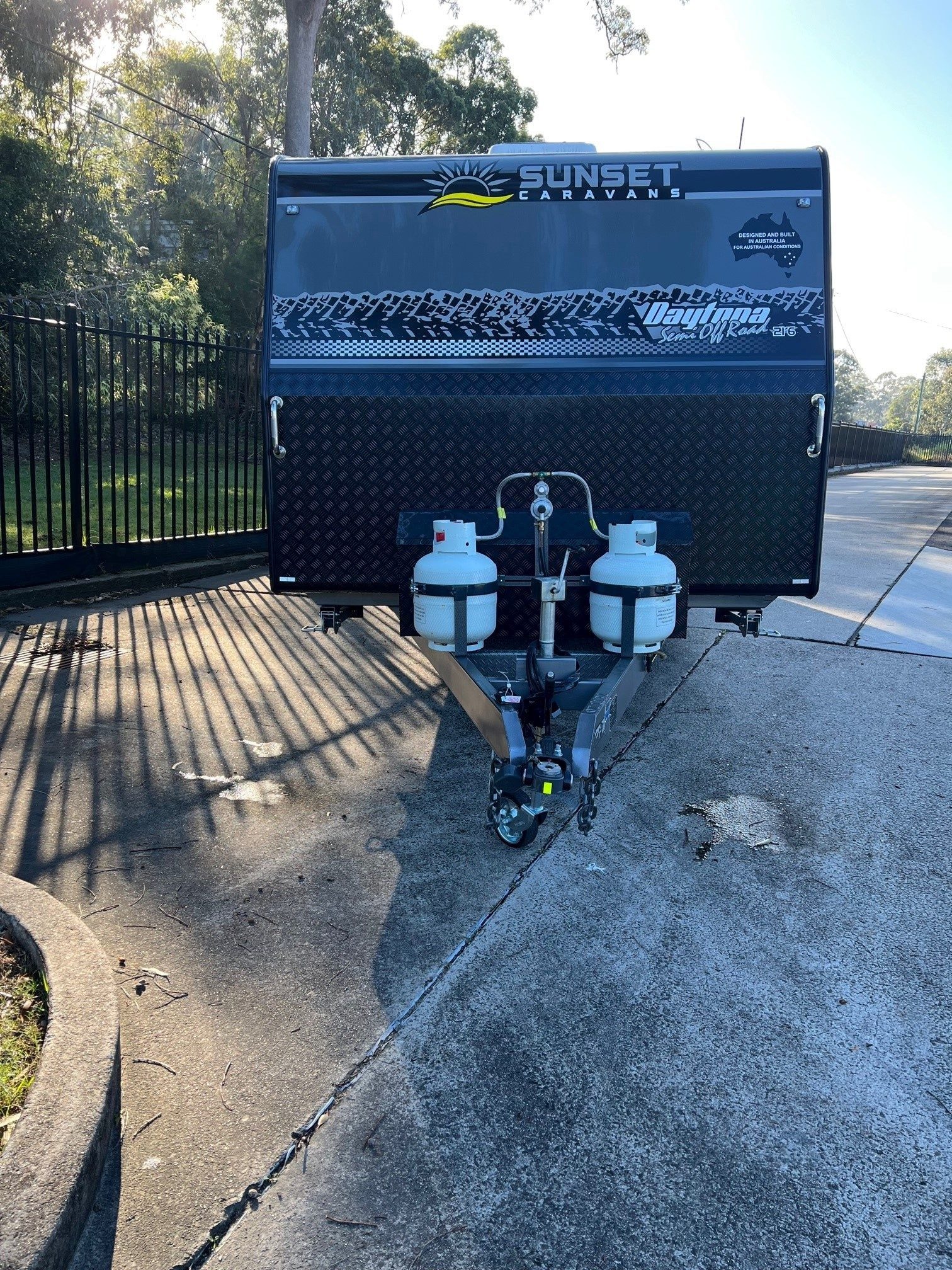 2023 Sunset Daytona 21ft6 Centre Door Angle Kitchen