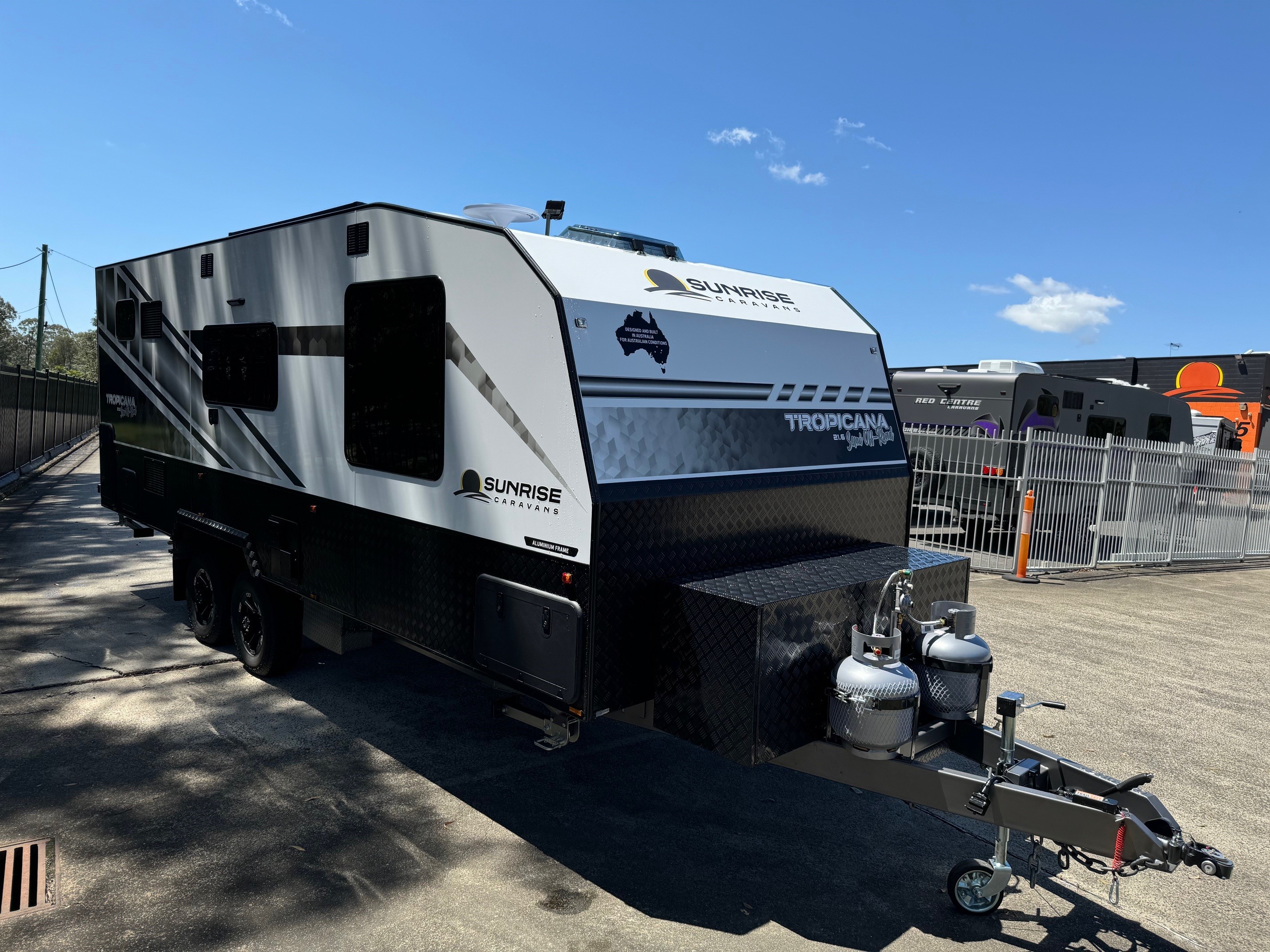 2024 21ft6 Sunrise Tropicana Semi Offroad With Aluminium Frame