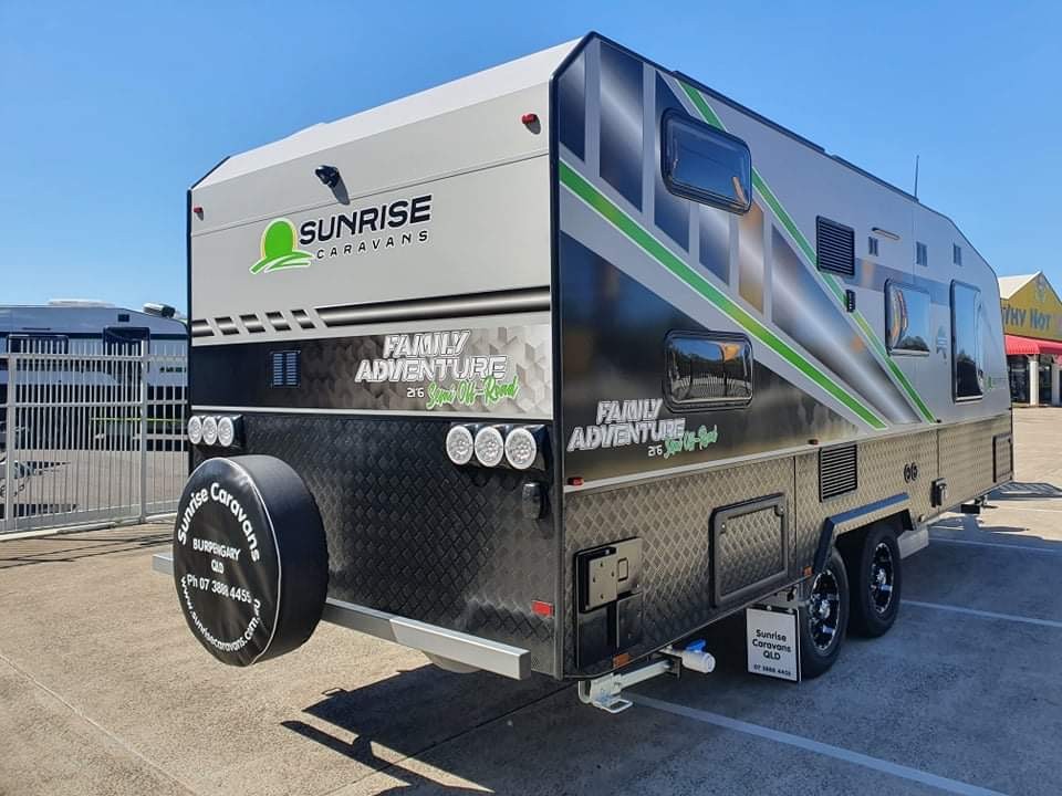 2025 21ft6 Aluminium Framed Sunrise Family Adventure Semi Off-Road