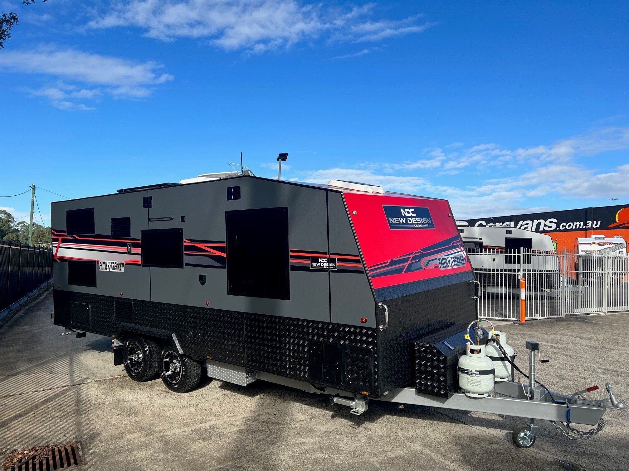 2023 New Design Caravan 21ft6 Double Bunk Family Trekker