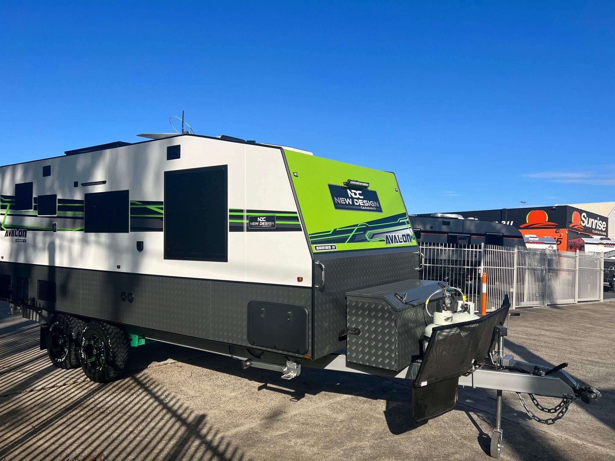 2023 New Design Caravan Avalon 20ft Off-Road With Flat Floor Caravan