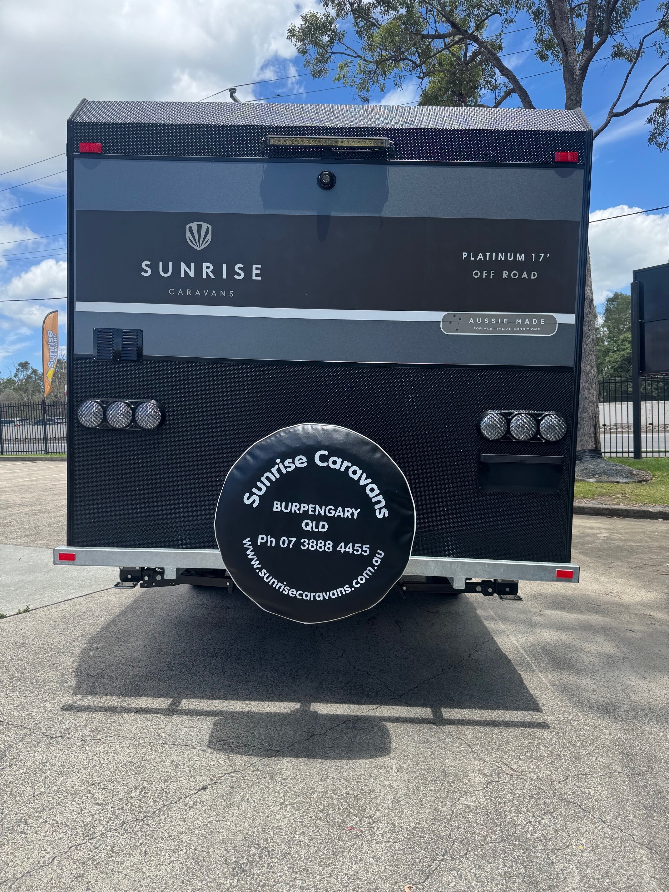 Sunrise Platinum 17ft Offroad Caravan Aluminium Frame