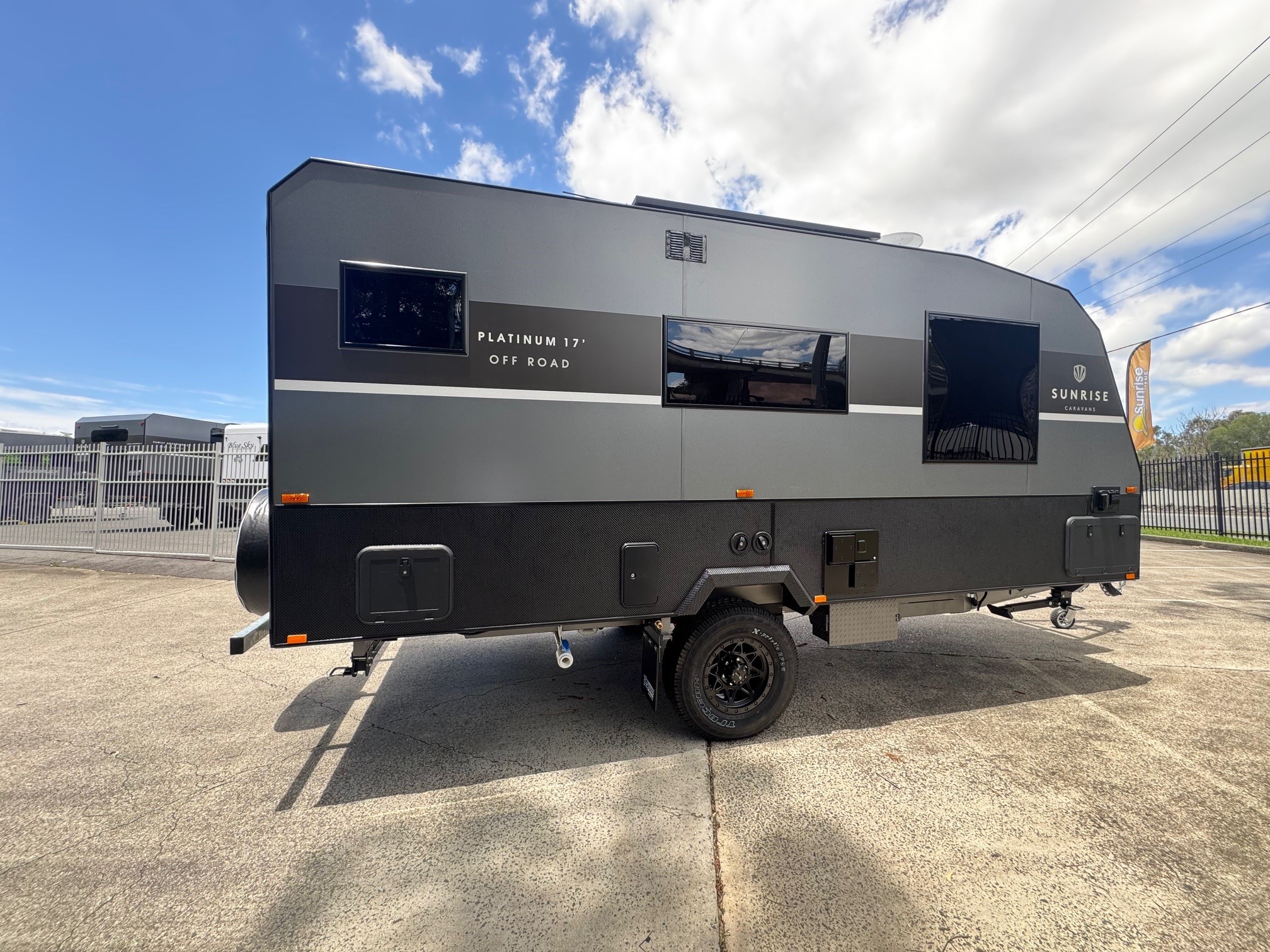 Sunrise Platinum 17ft Offroad Caravan Aluminium Frame